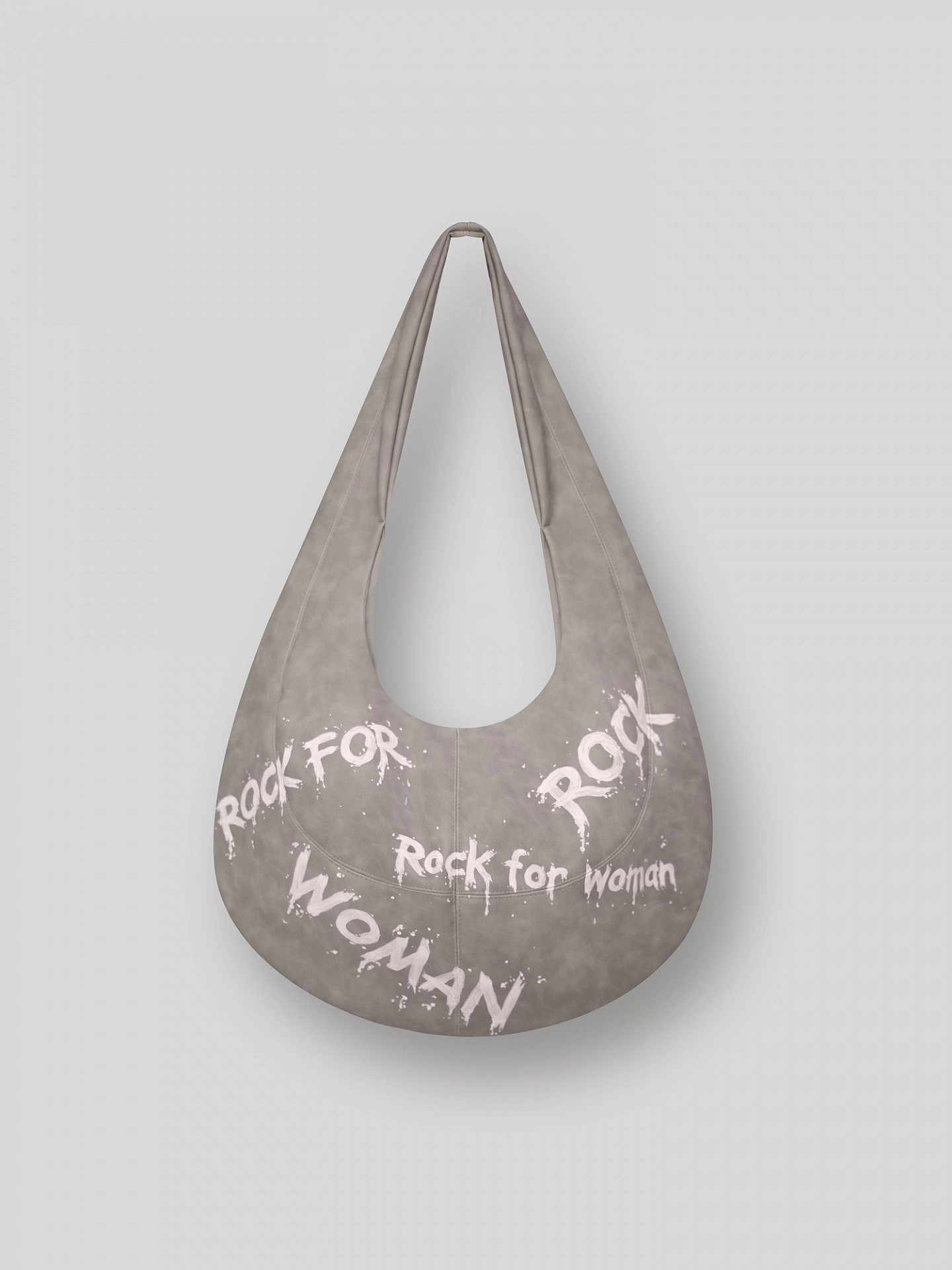 Сумка хобо с ручной росписью