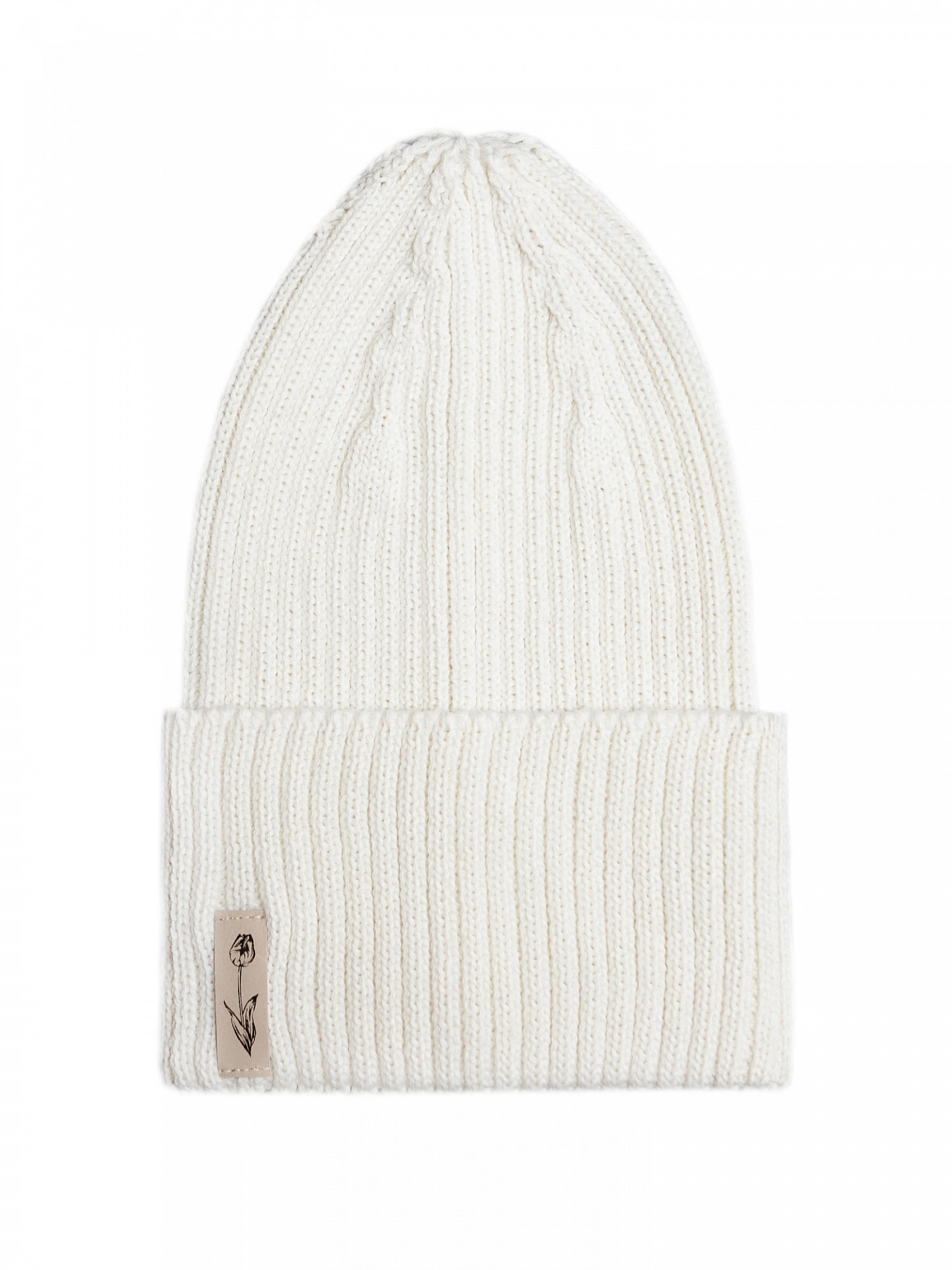 Шапка с резинкой и шарф