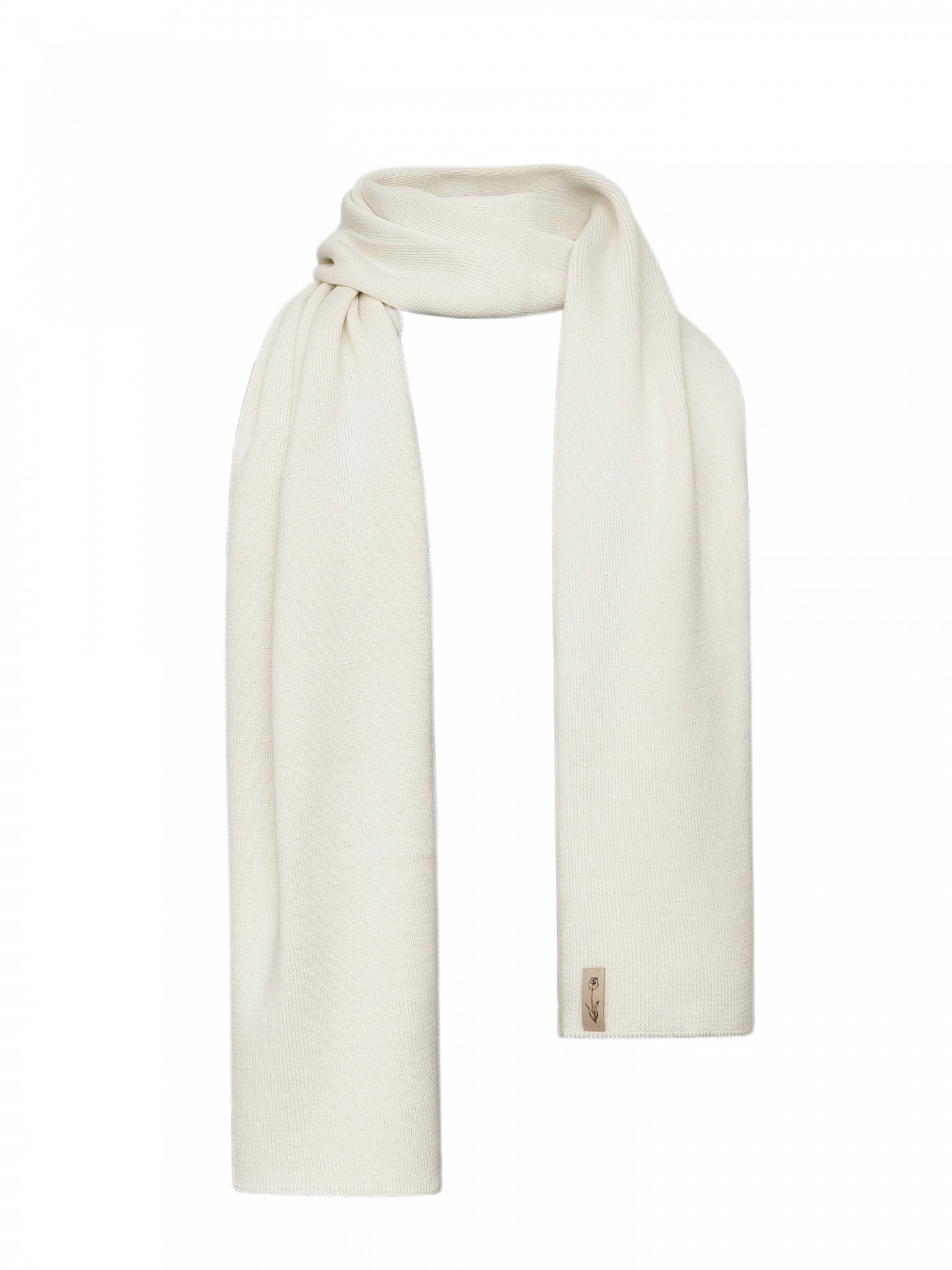 Шапка с резинкой и шарф