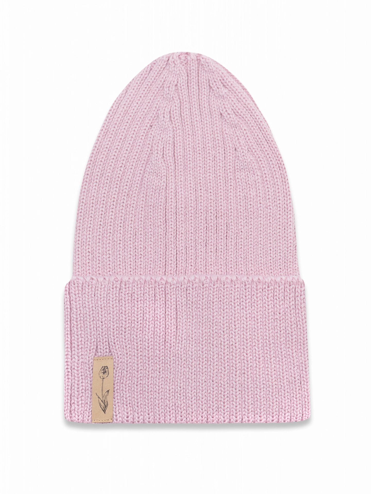 Шапка с резинкой и шарф