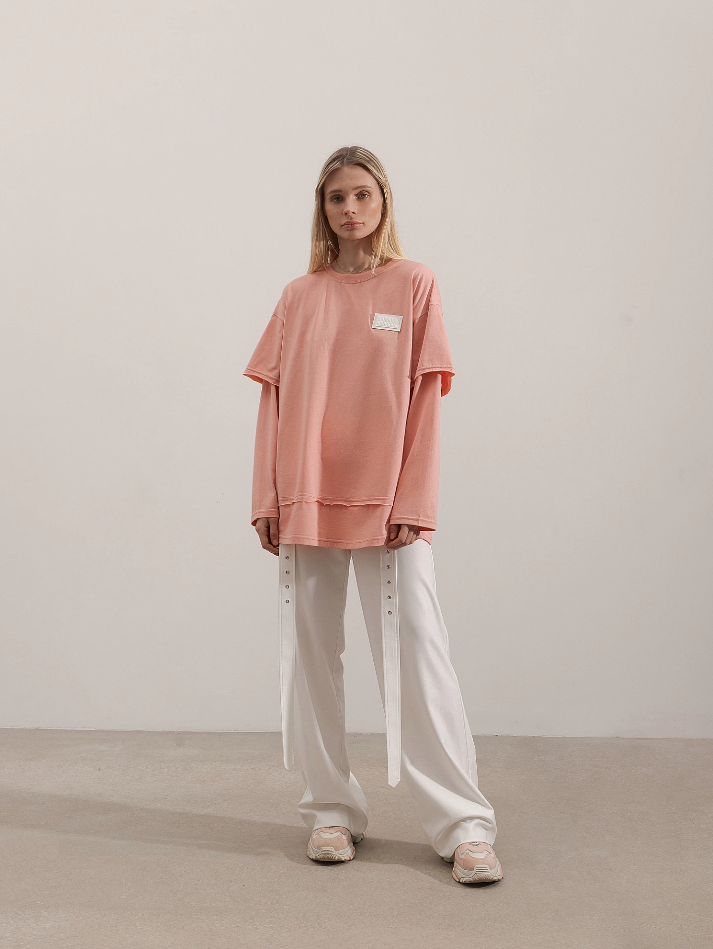 Лонгслив с двойным рукавом