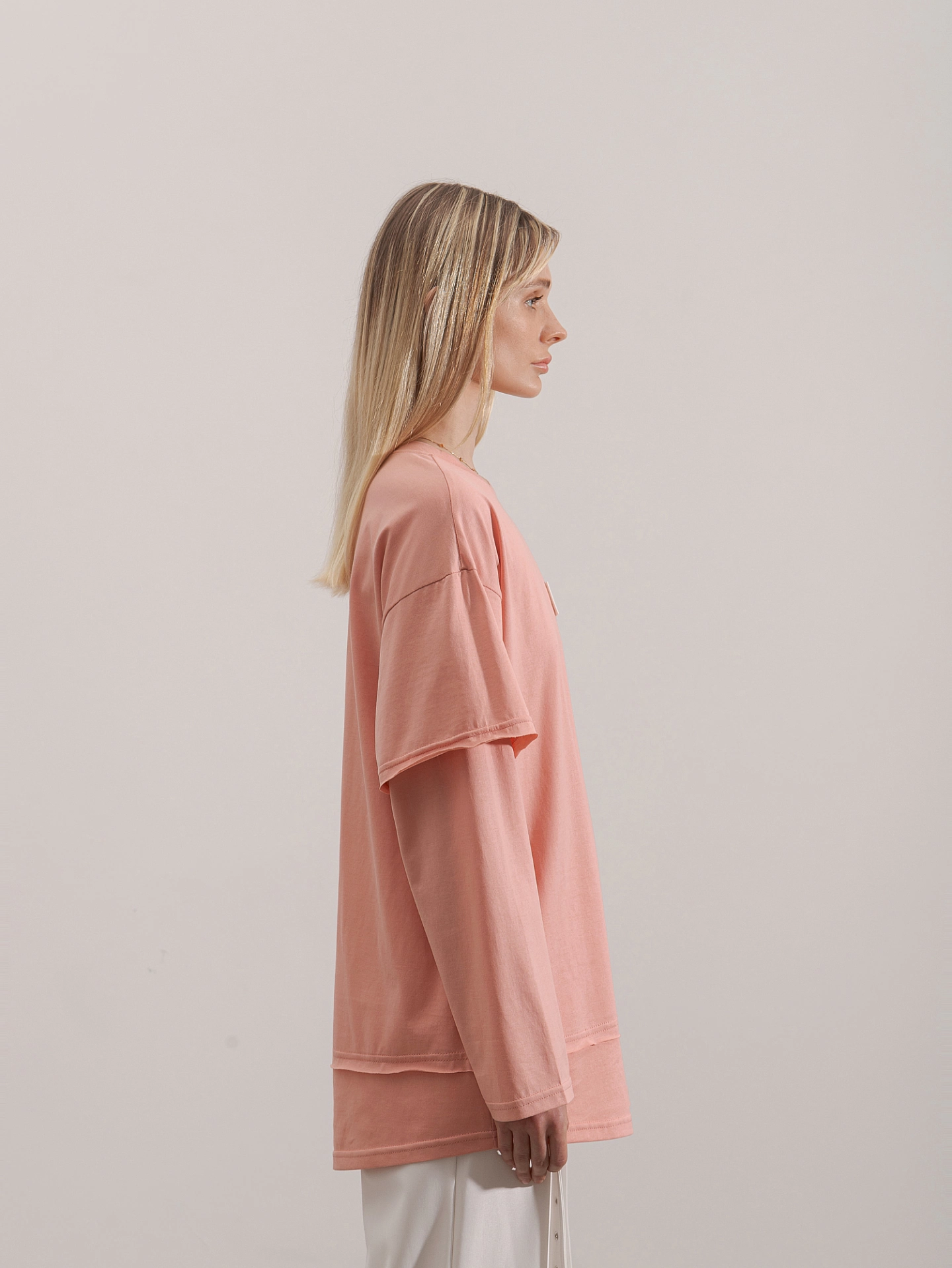 Лонгслив с двойным рукавом