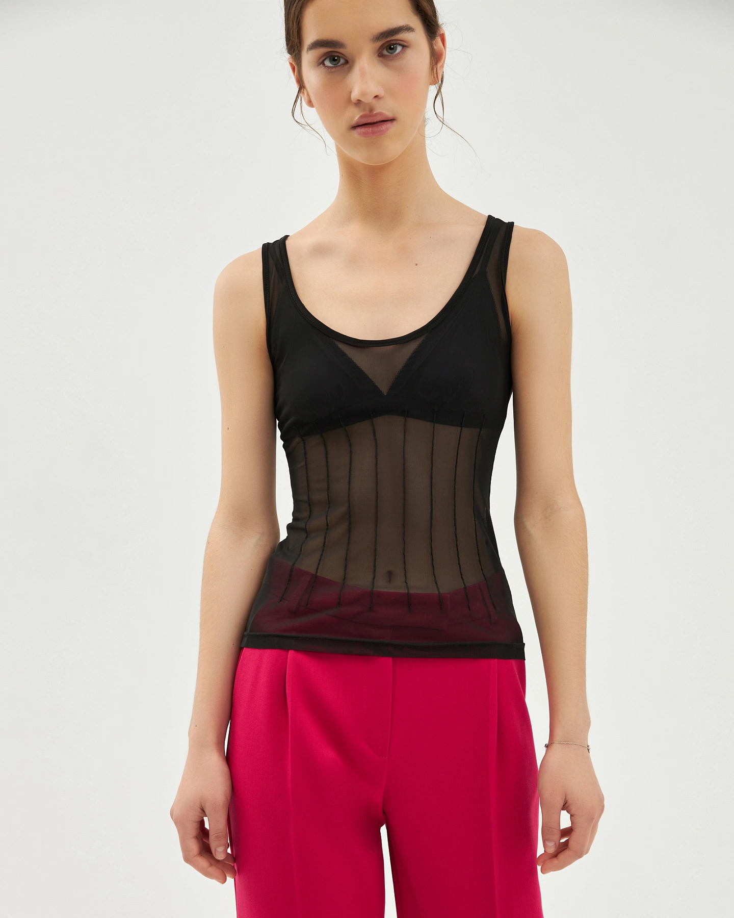 Майка с защипами