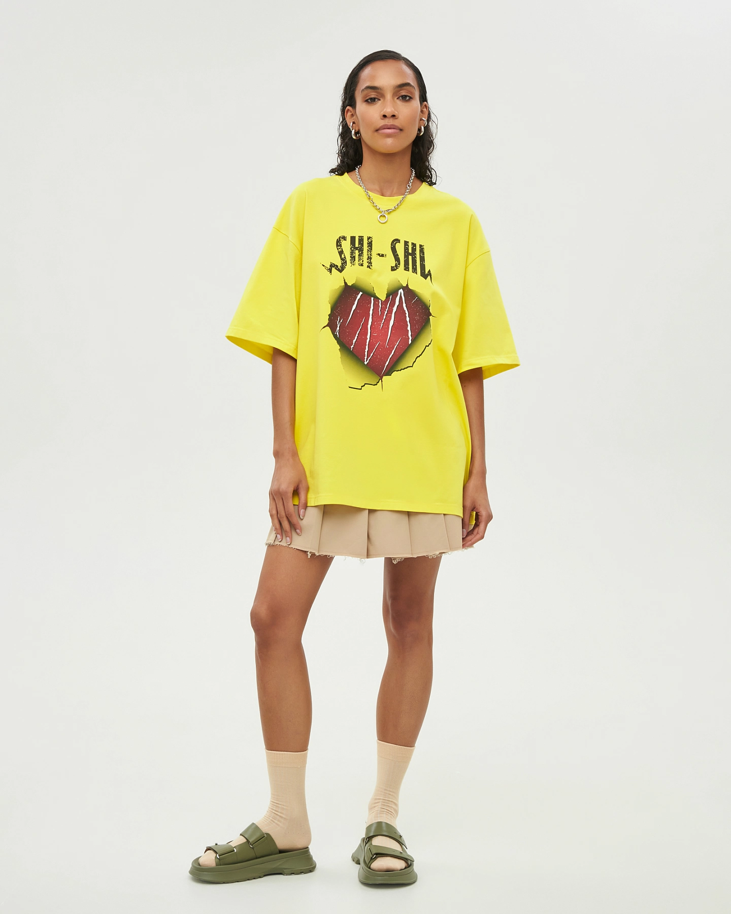 Футболка oversize с принтом