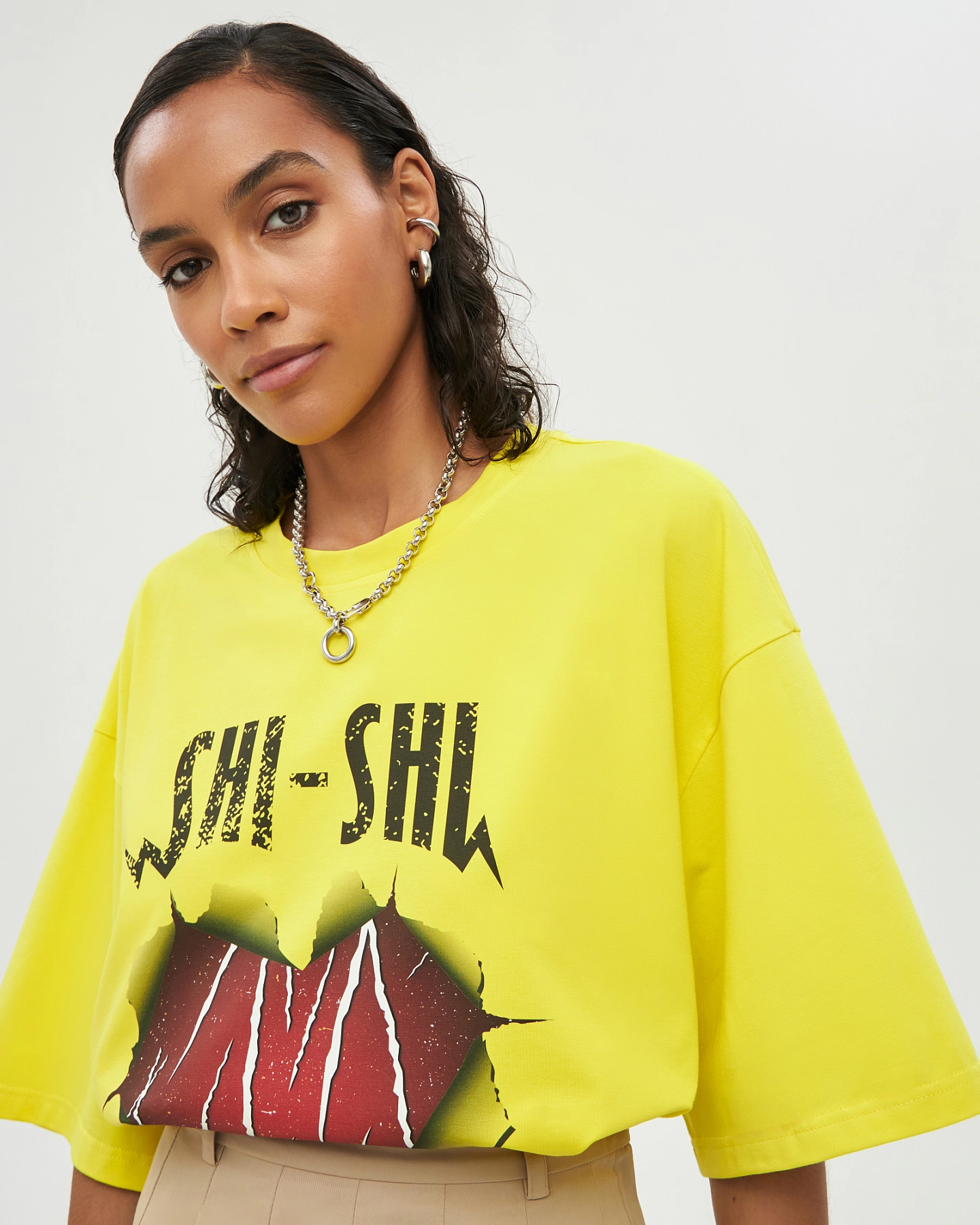 Футболка oversize с принтом