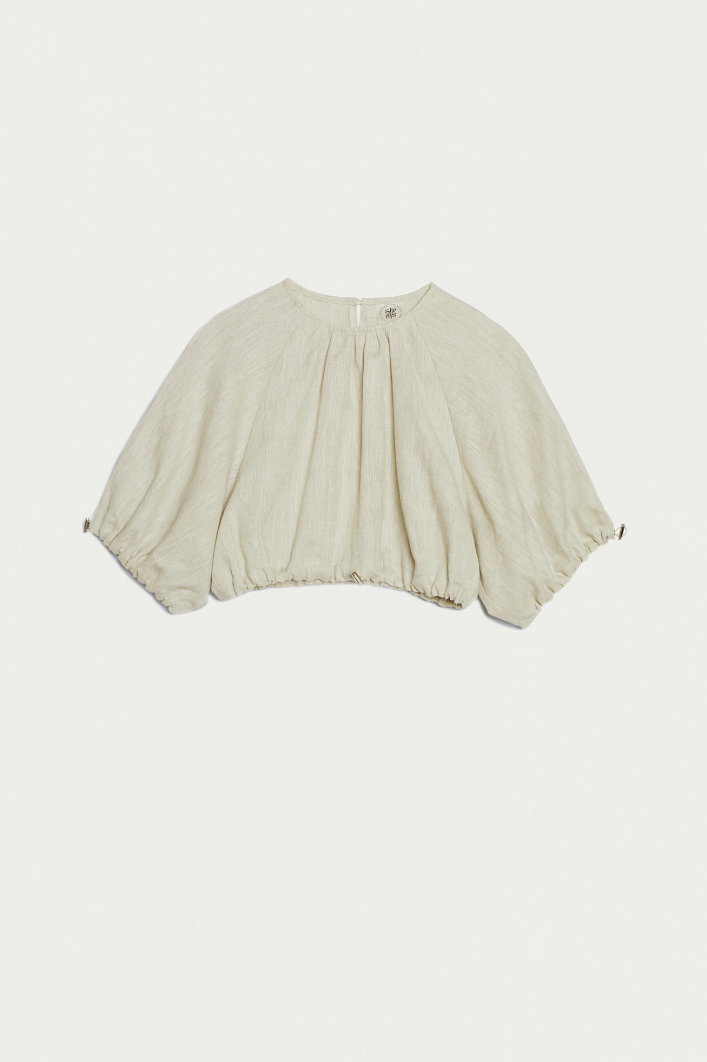 Топ укороченный из льна