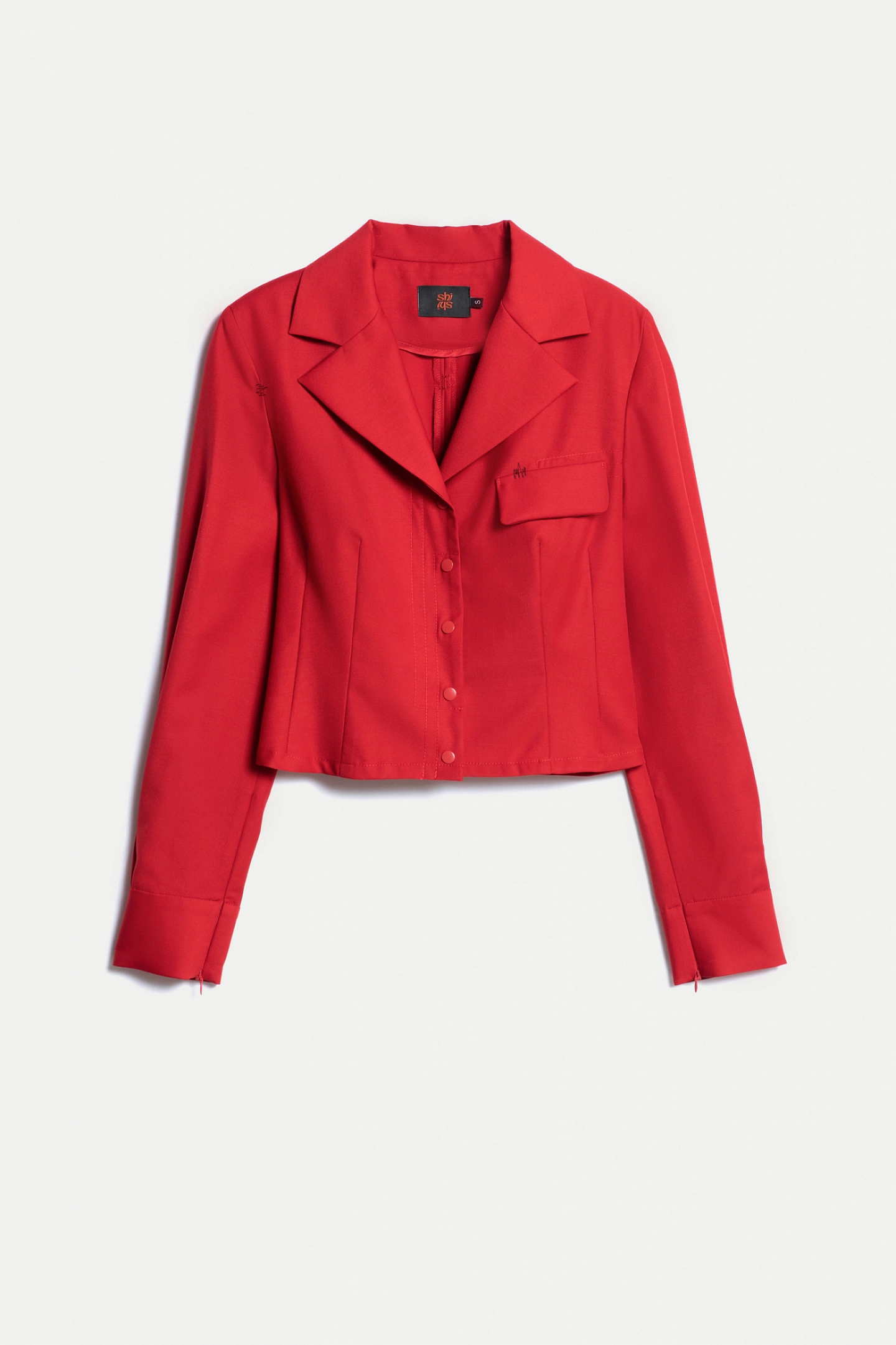 Рубашка из костюмной ткани