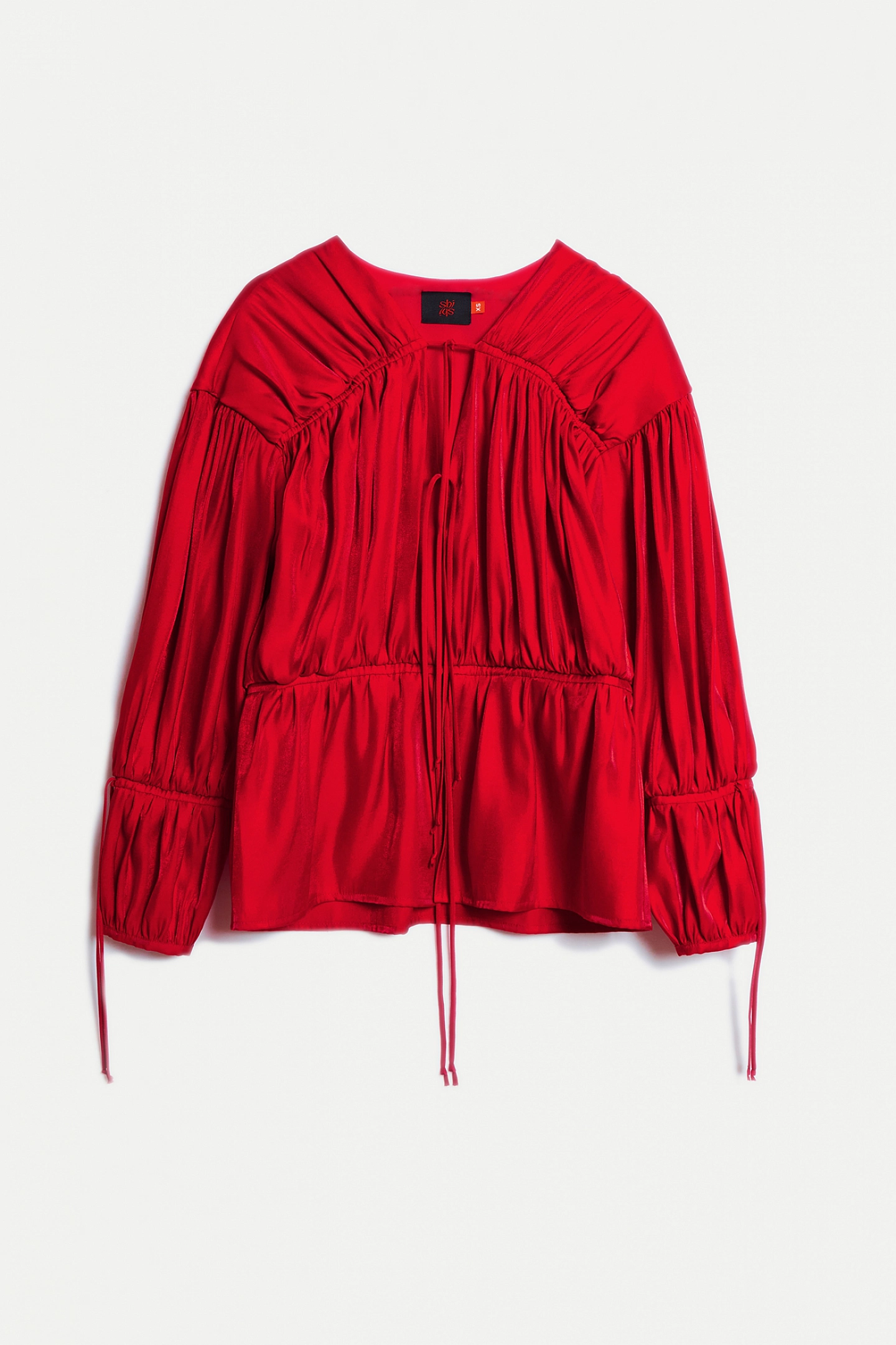 Блузка со сборкой