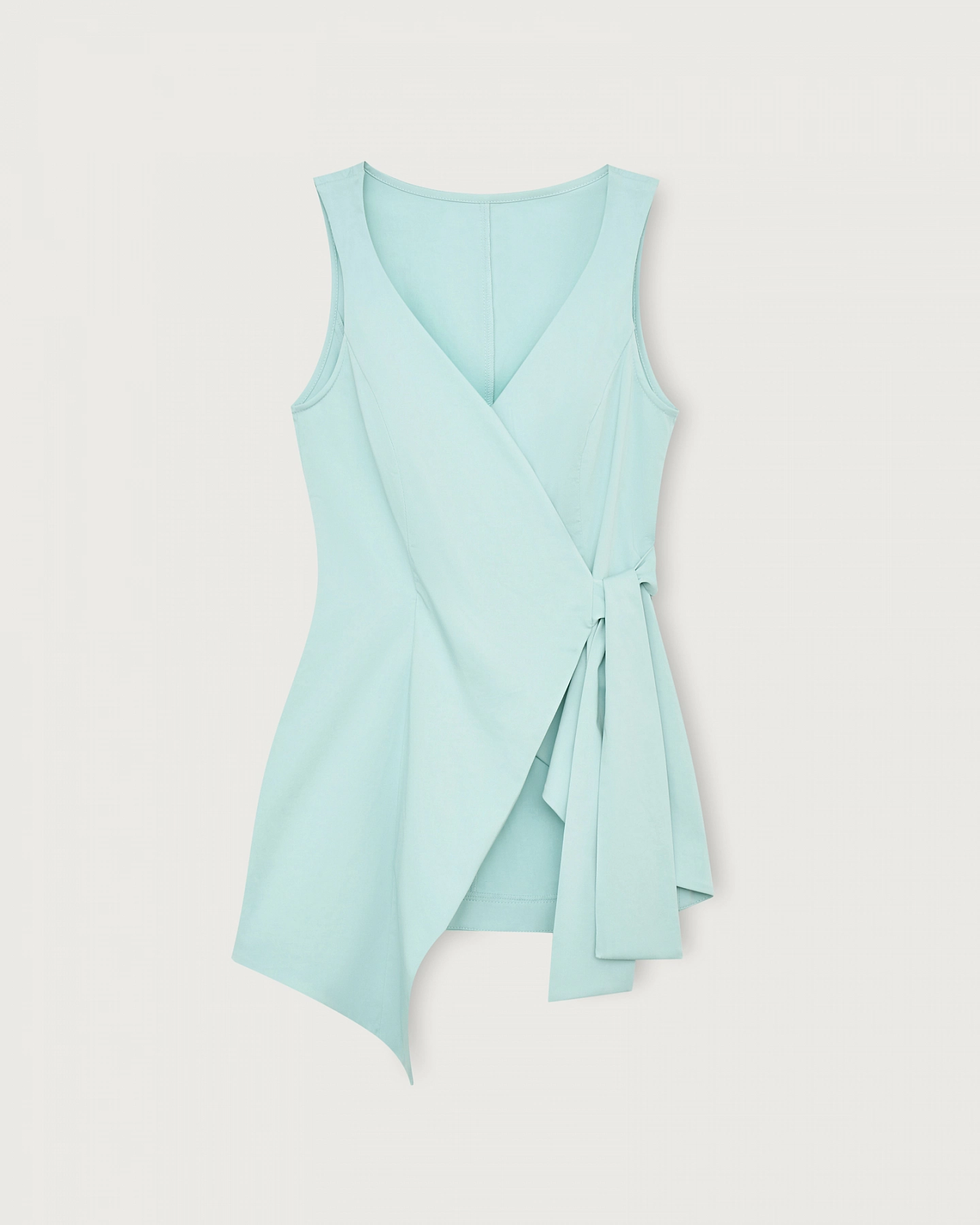Asymmetric hem top