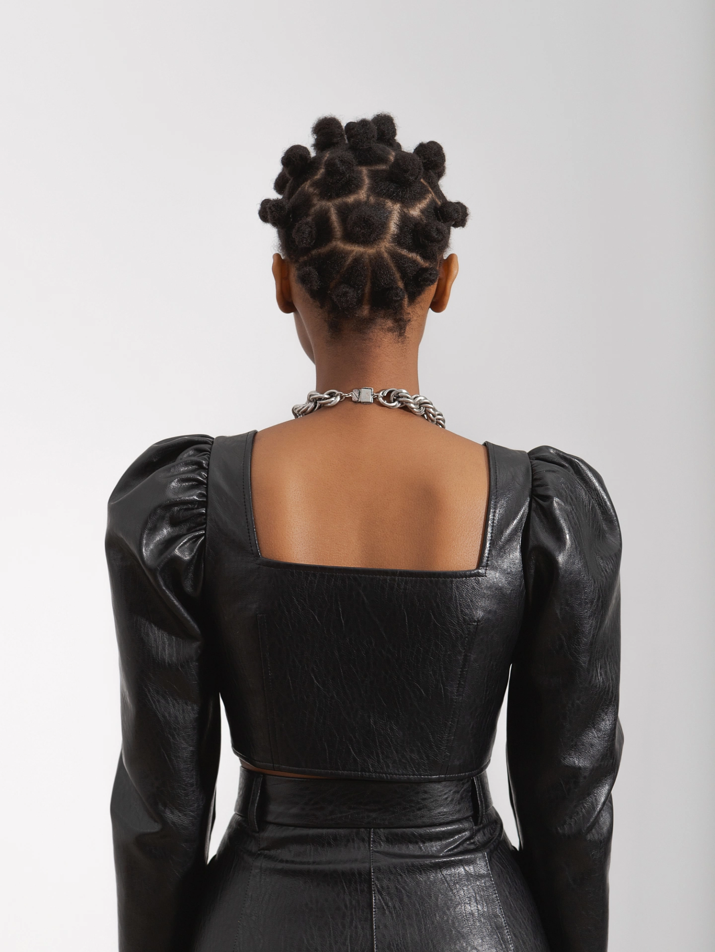 Топ на корсетной основе с рукавом