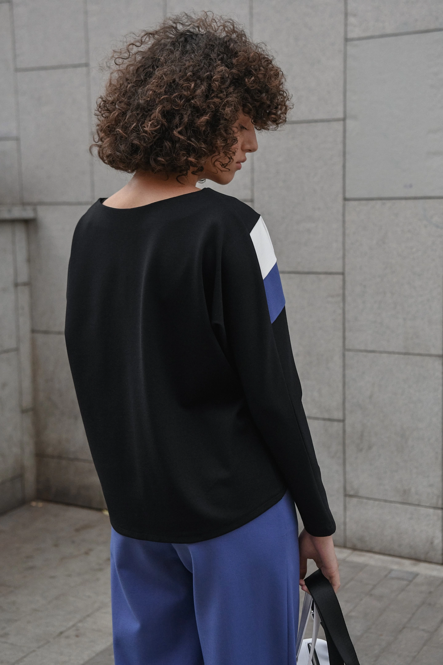 Блуза летучка трёхцветная