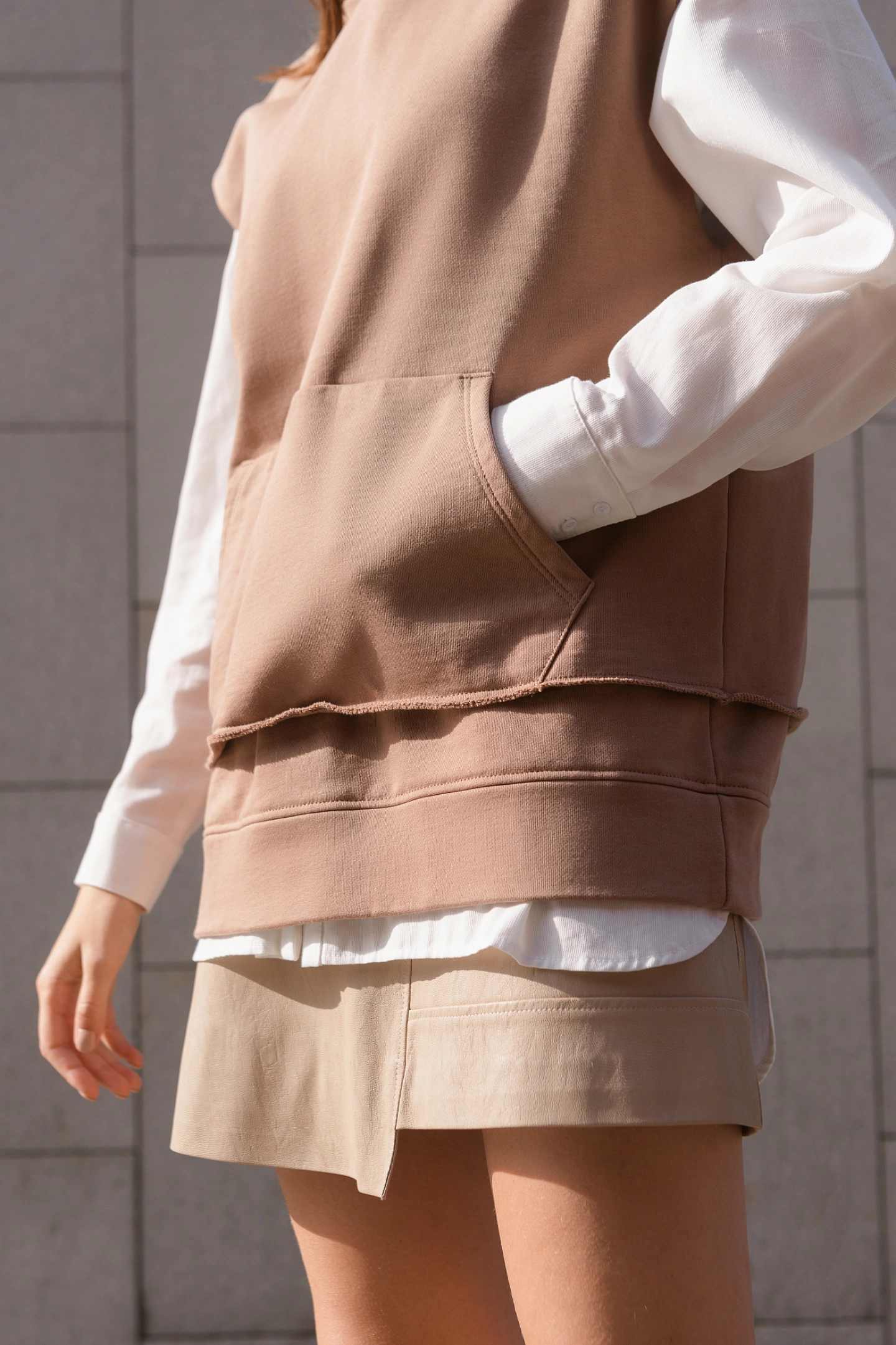 Худи без рукавов