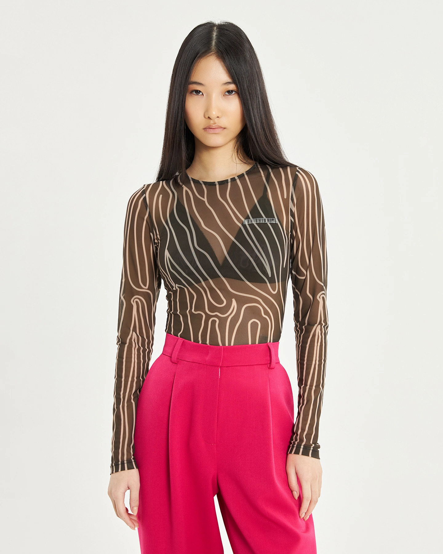 Лонгслив сетка