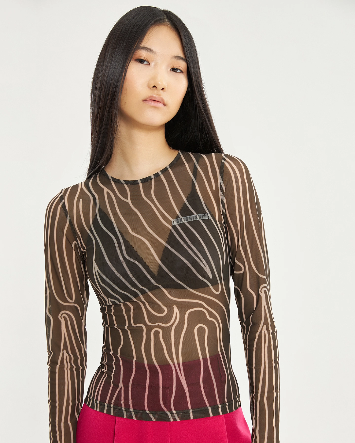 Лонгслив сетка