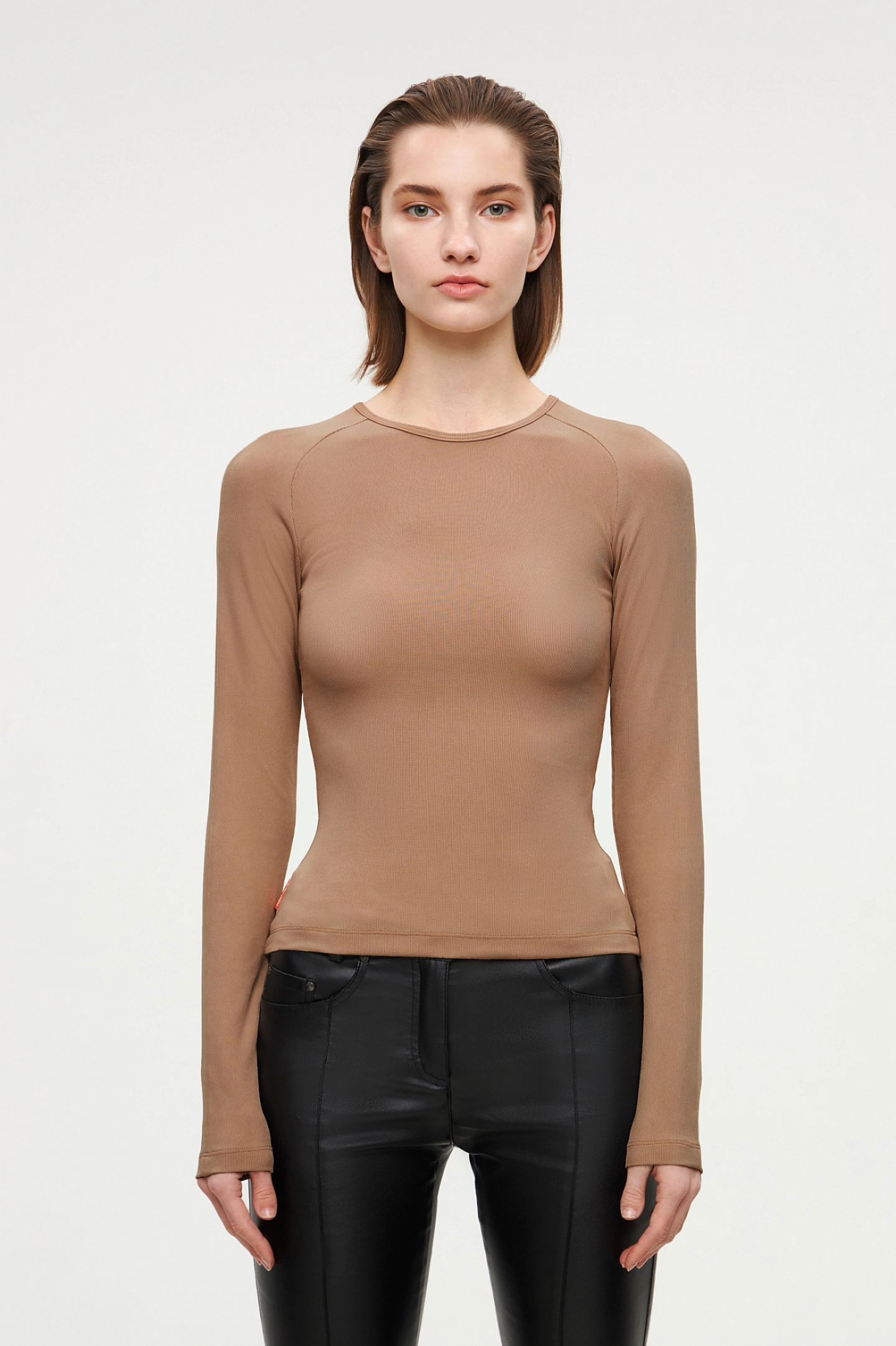 Лонгслив с рукавом реглан - погон