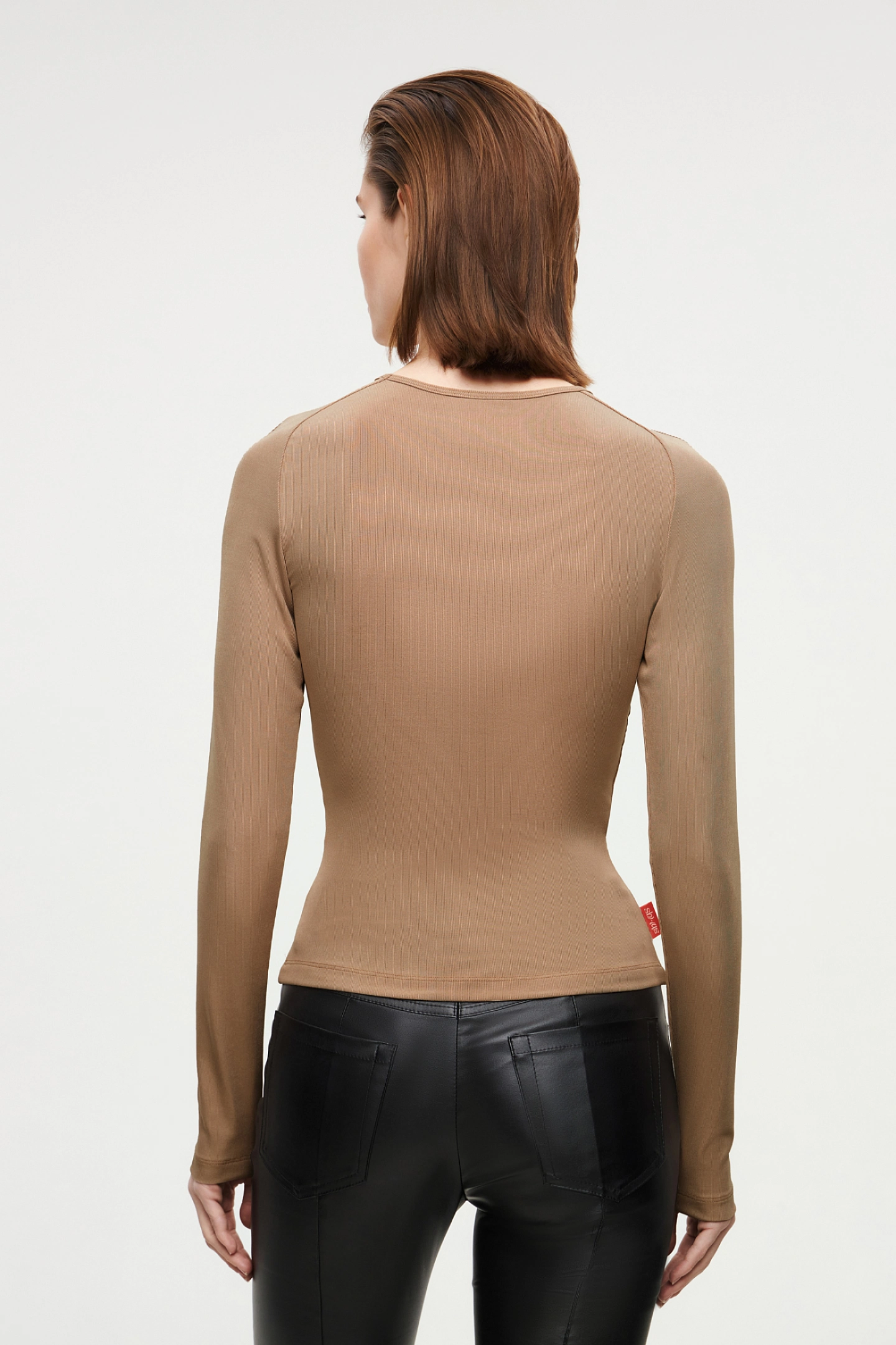 Лонгслив с рукавом реглан - погон