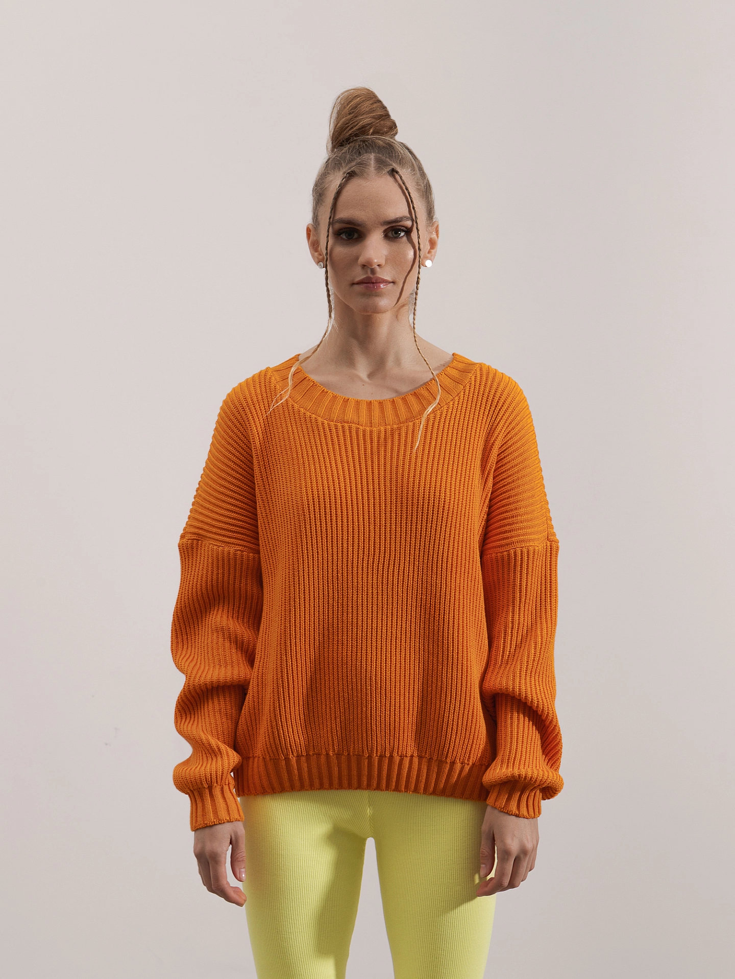 Джемпер вязаный хлопковый