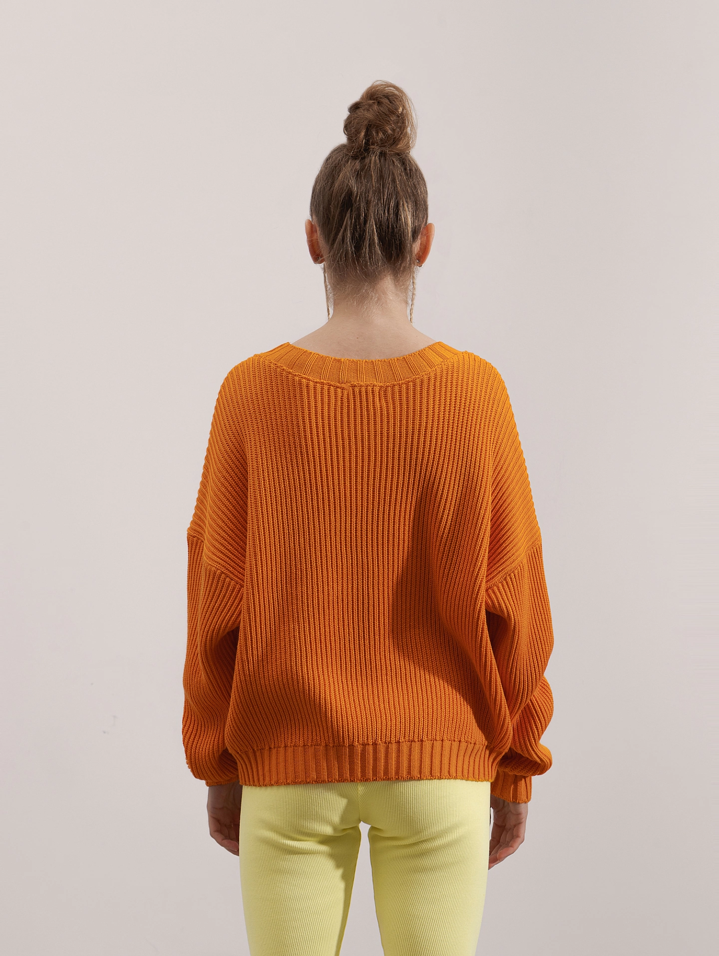 Джемпер вязаный хлопковый