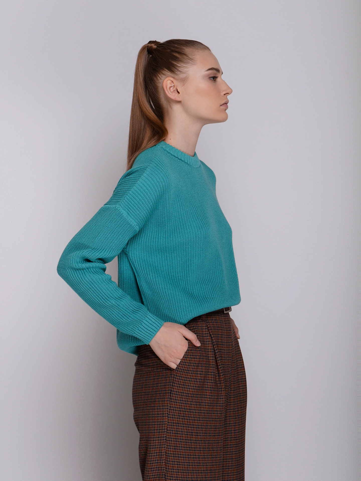 Свитшот вязаный