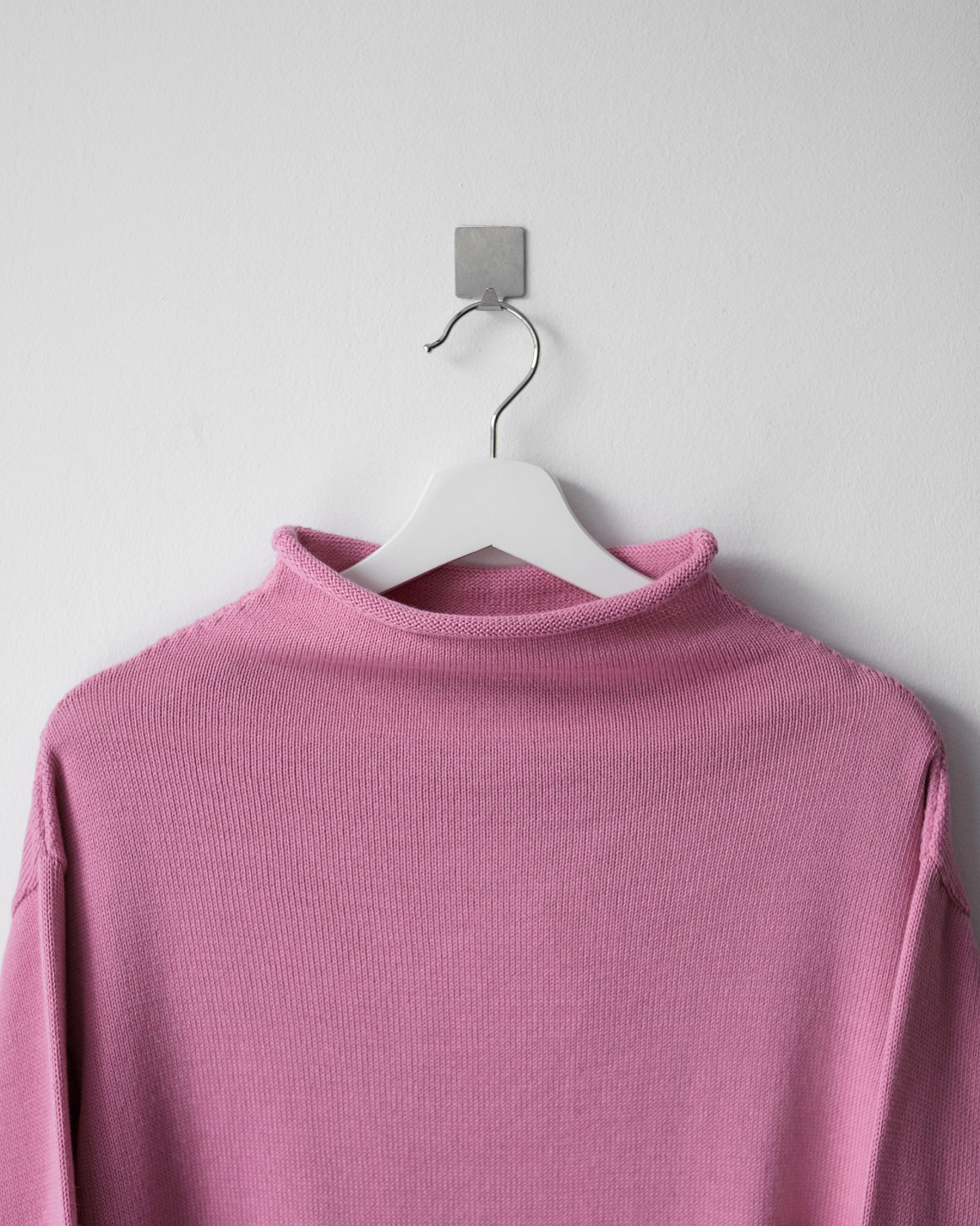 Джемпер с цельным воротником