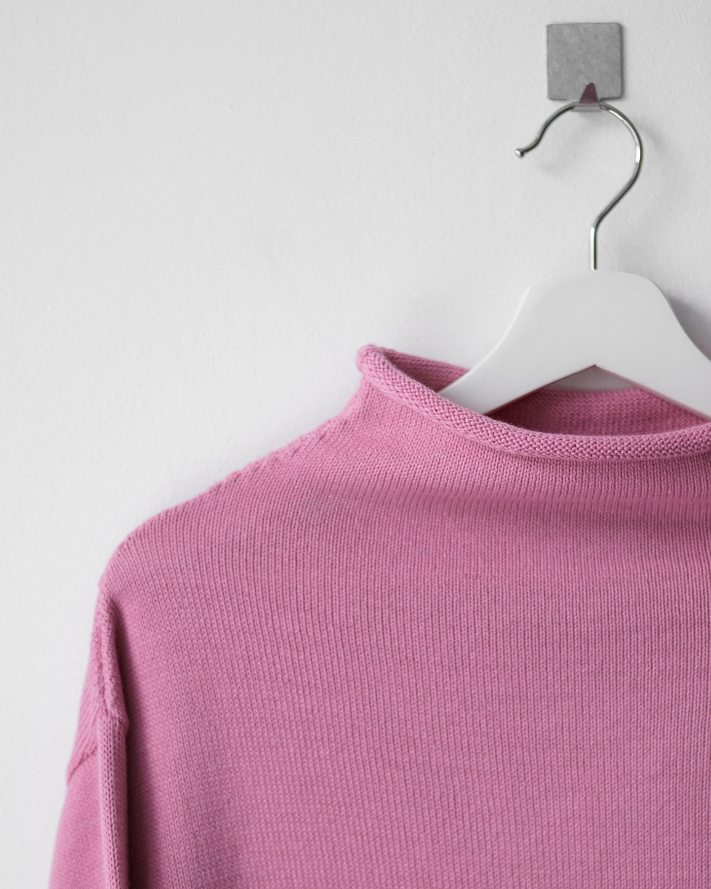 Джемпер с цельным воротником