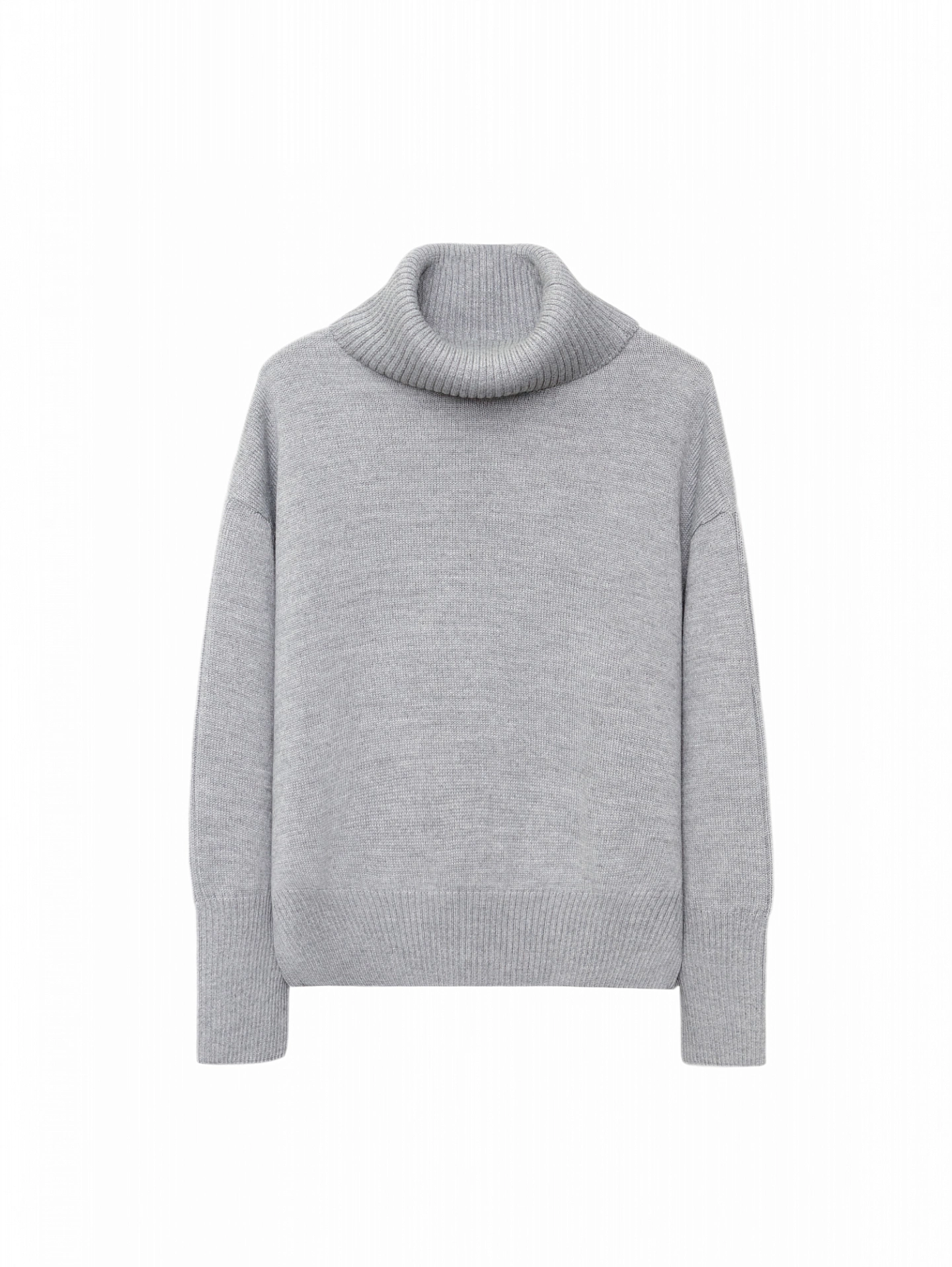 Джемпер с высоким воротником
