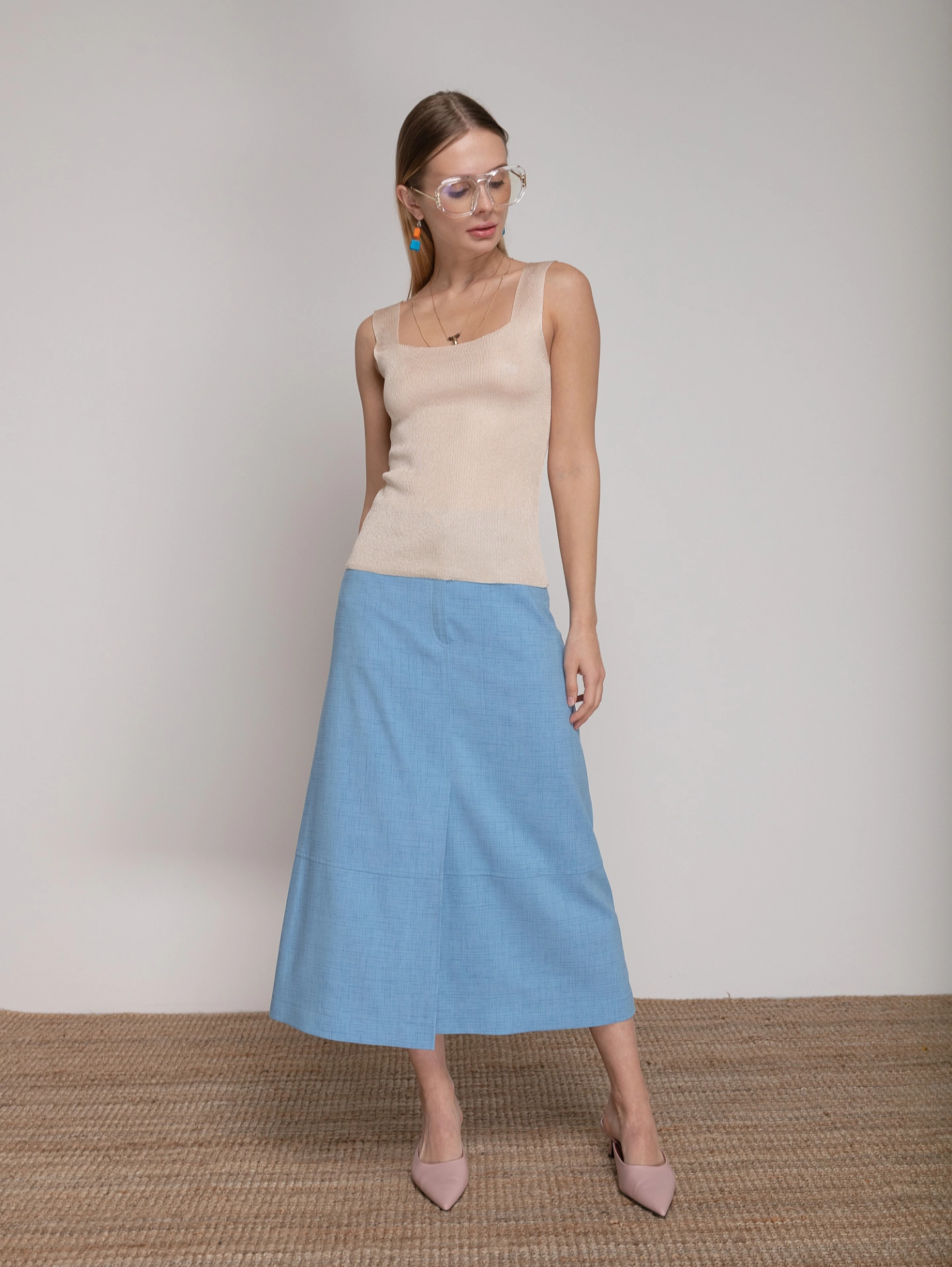 Топ с квадратным вырезом