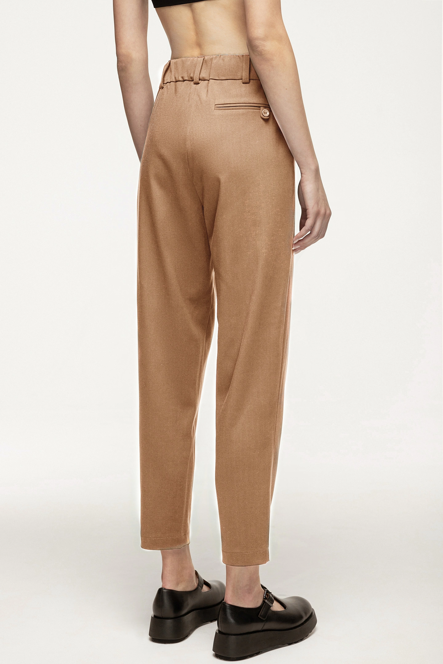 Брюки бананы без пояса