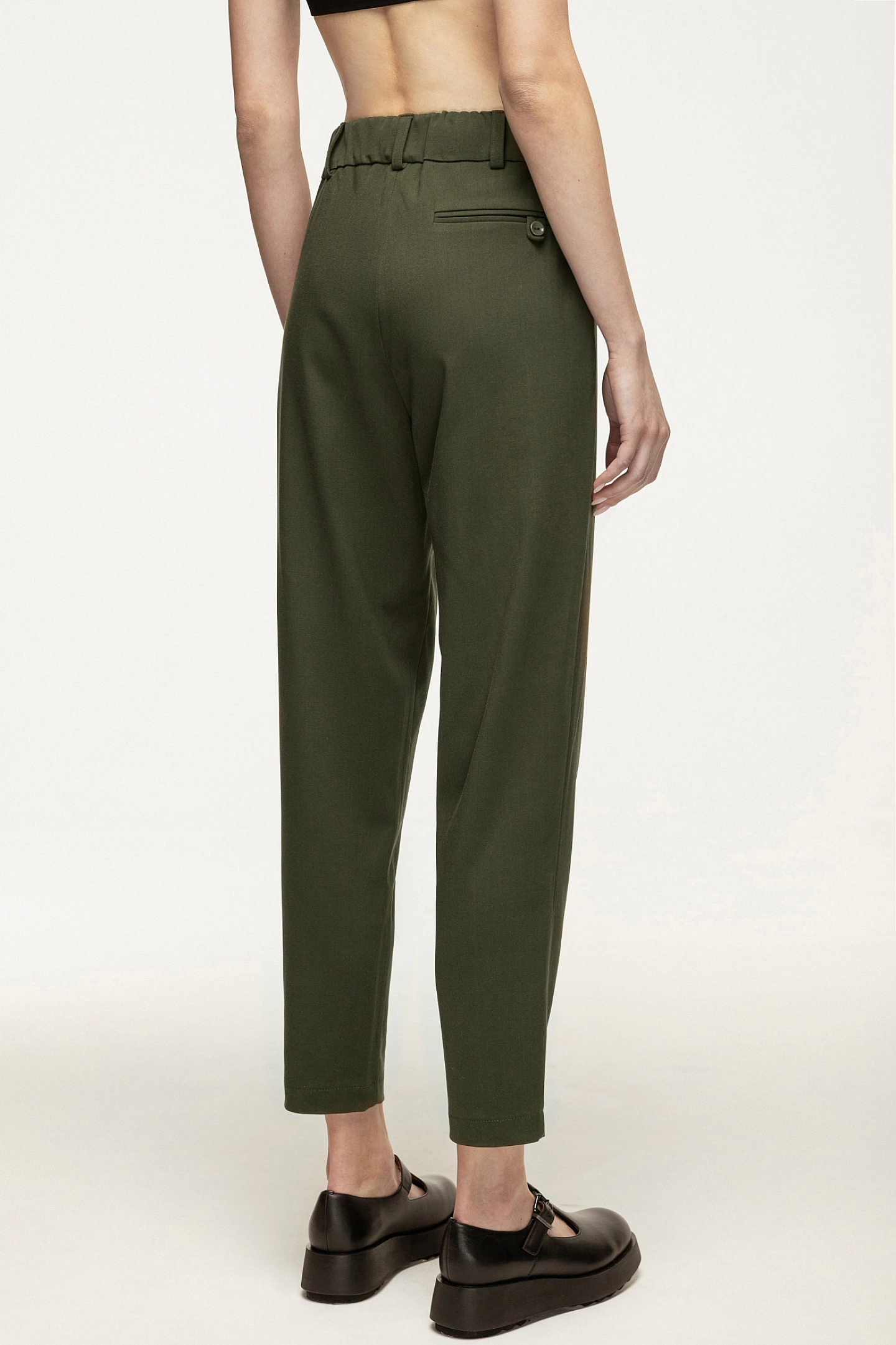 Брюки бананы без пояса