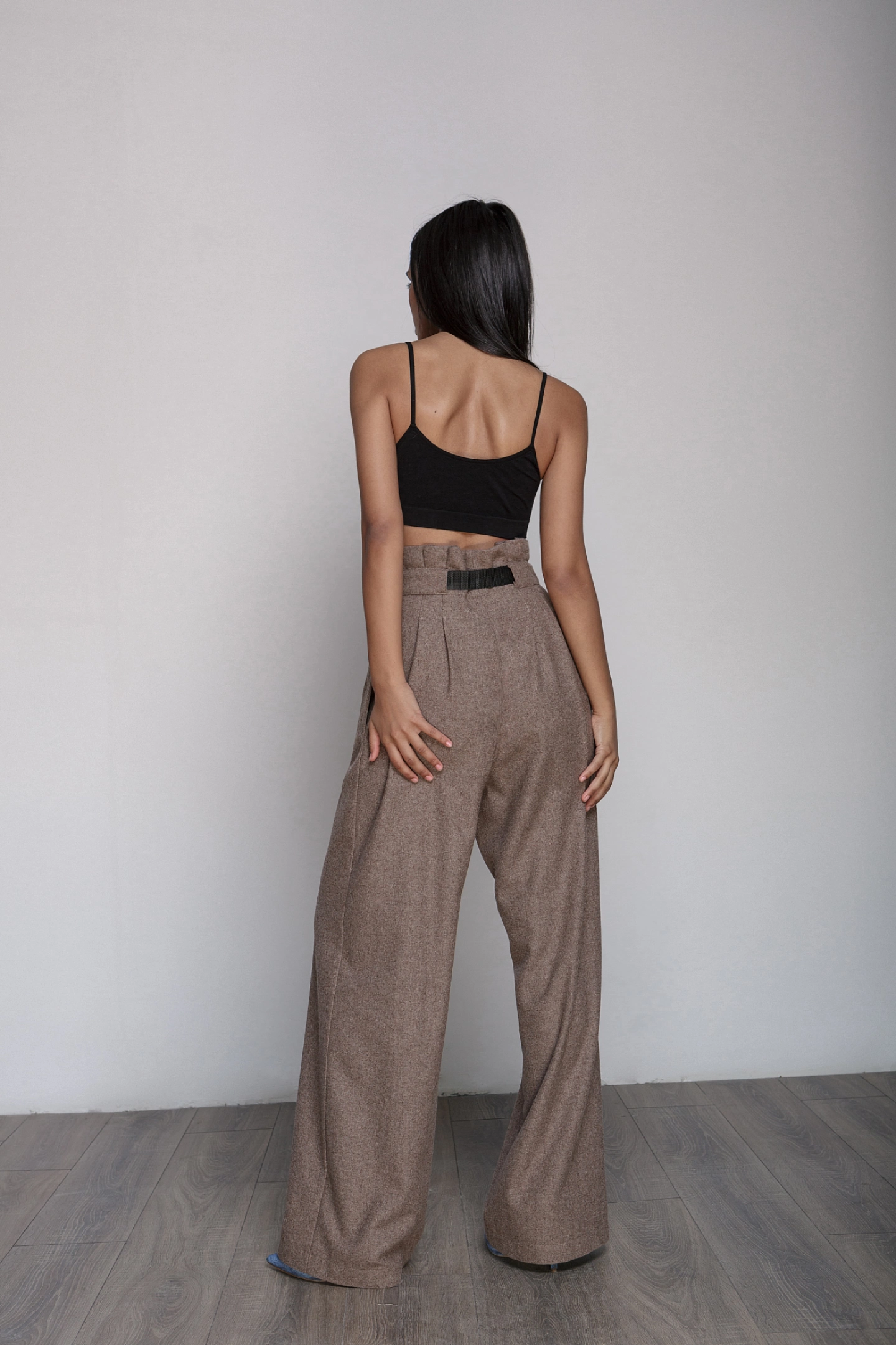 Брюки с репсовым поясом