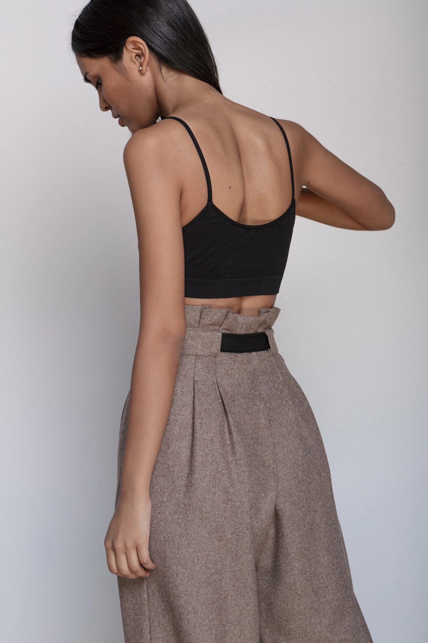 Брюки с репсовым поясом