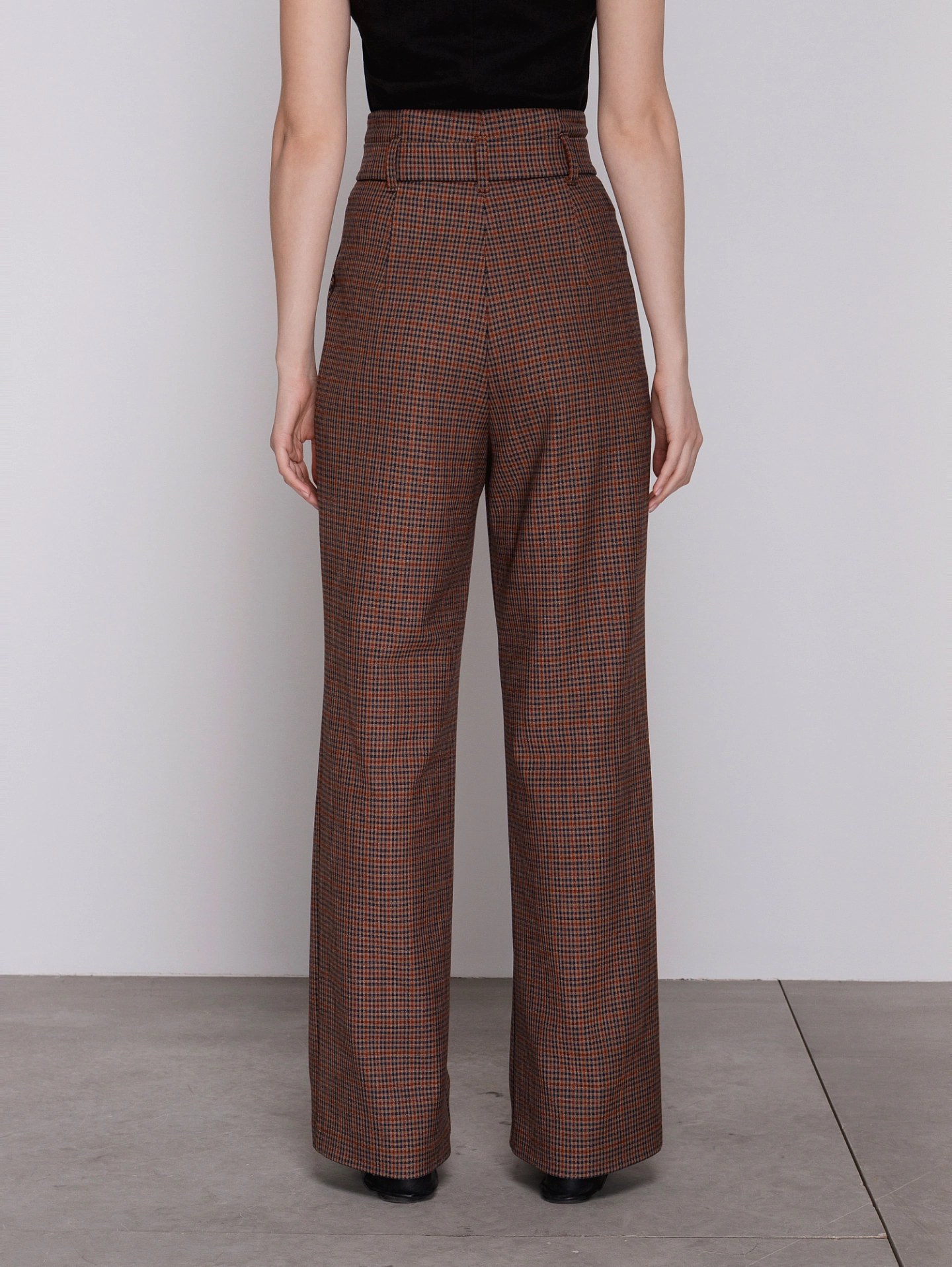 Брюки - трубы со съёмным поясом