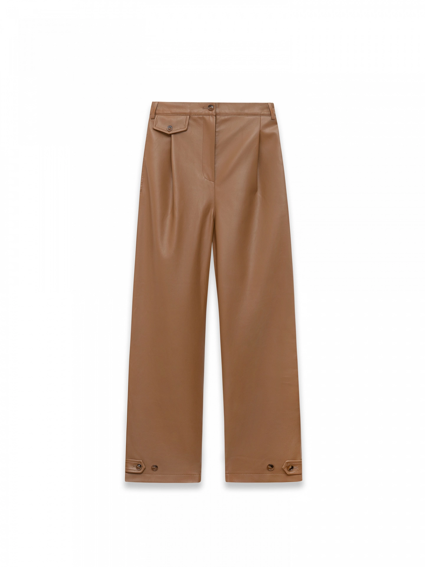 Брюки с пуговицами внизу