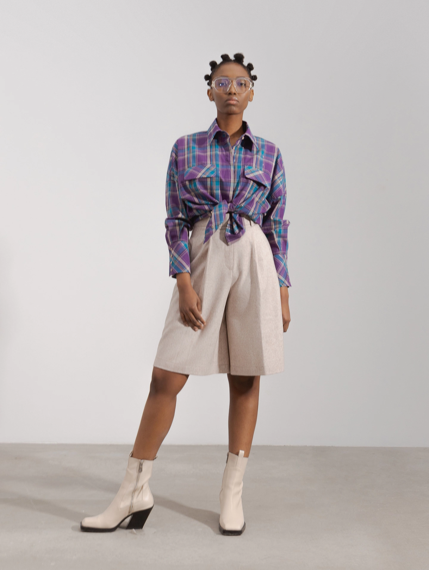 Шорты - бермуды широкие