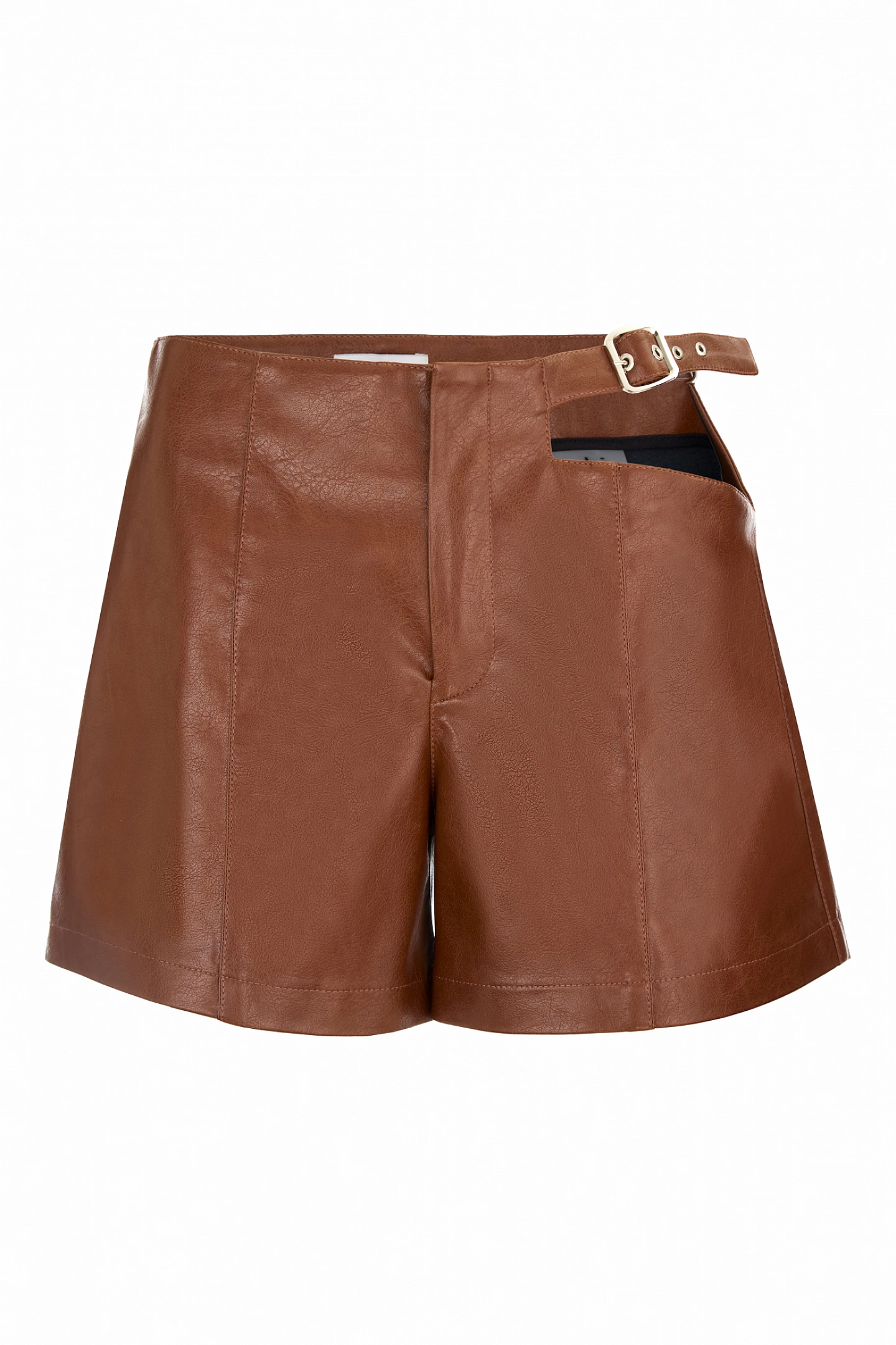 Шорты из эко-кожи