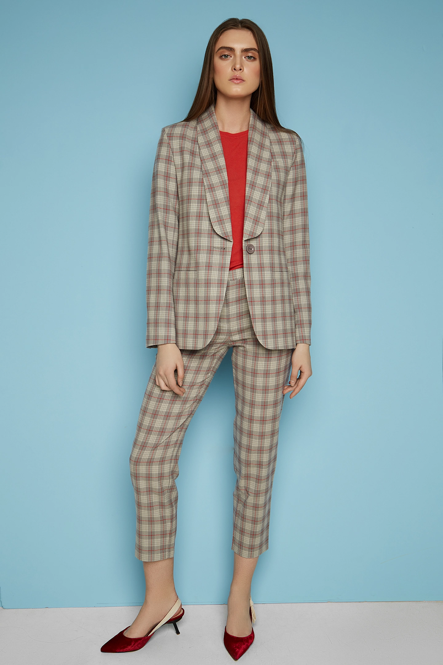 Брюки с узким поясом