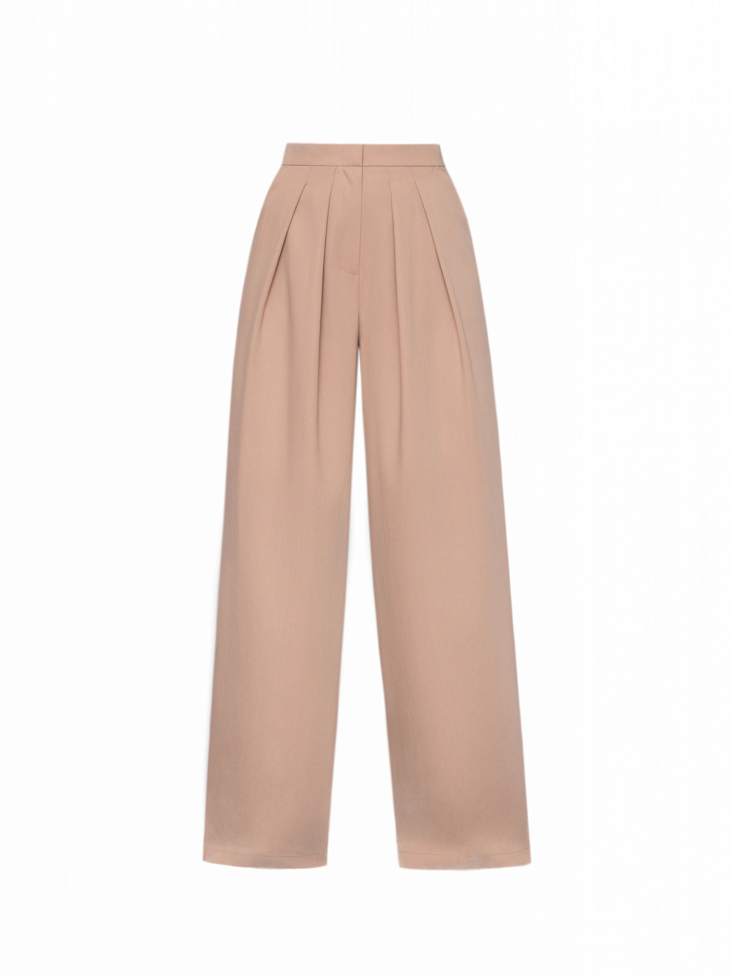 Брюки широкие с двумя складками