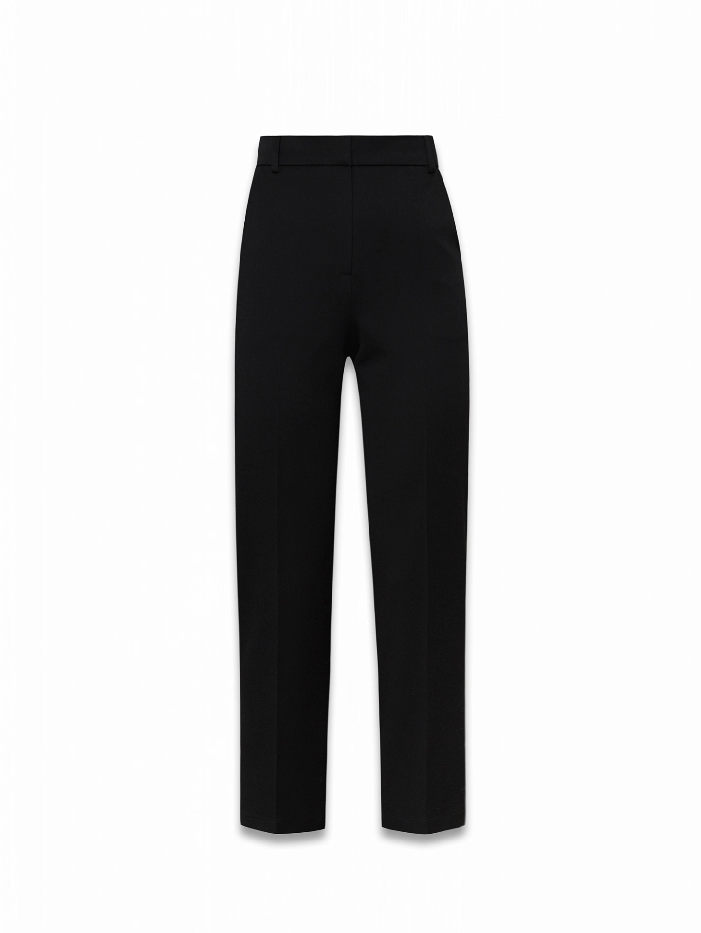 Брюки узкие на высокой талии