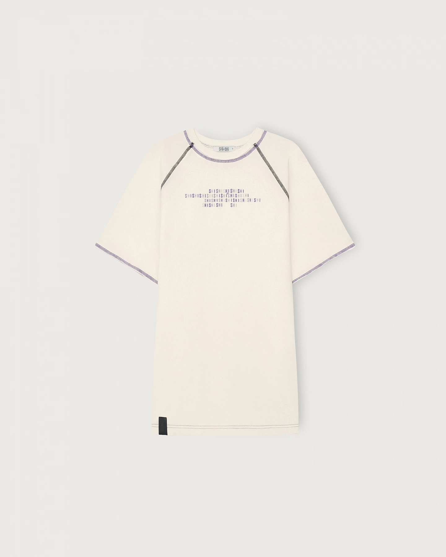 Футболка длинная с разрезами