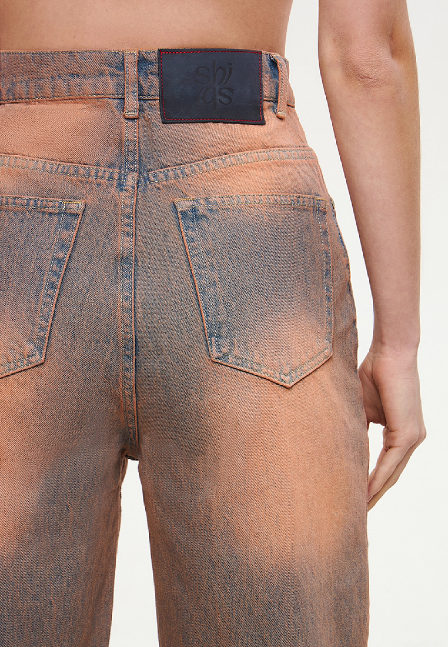 Scuffed jeans