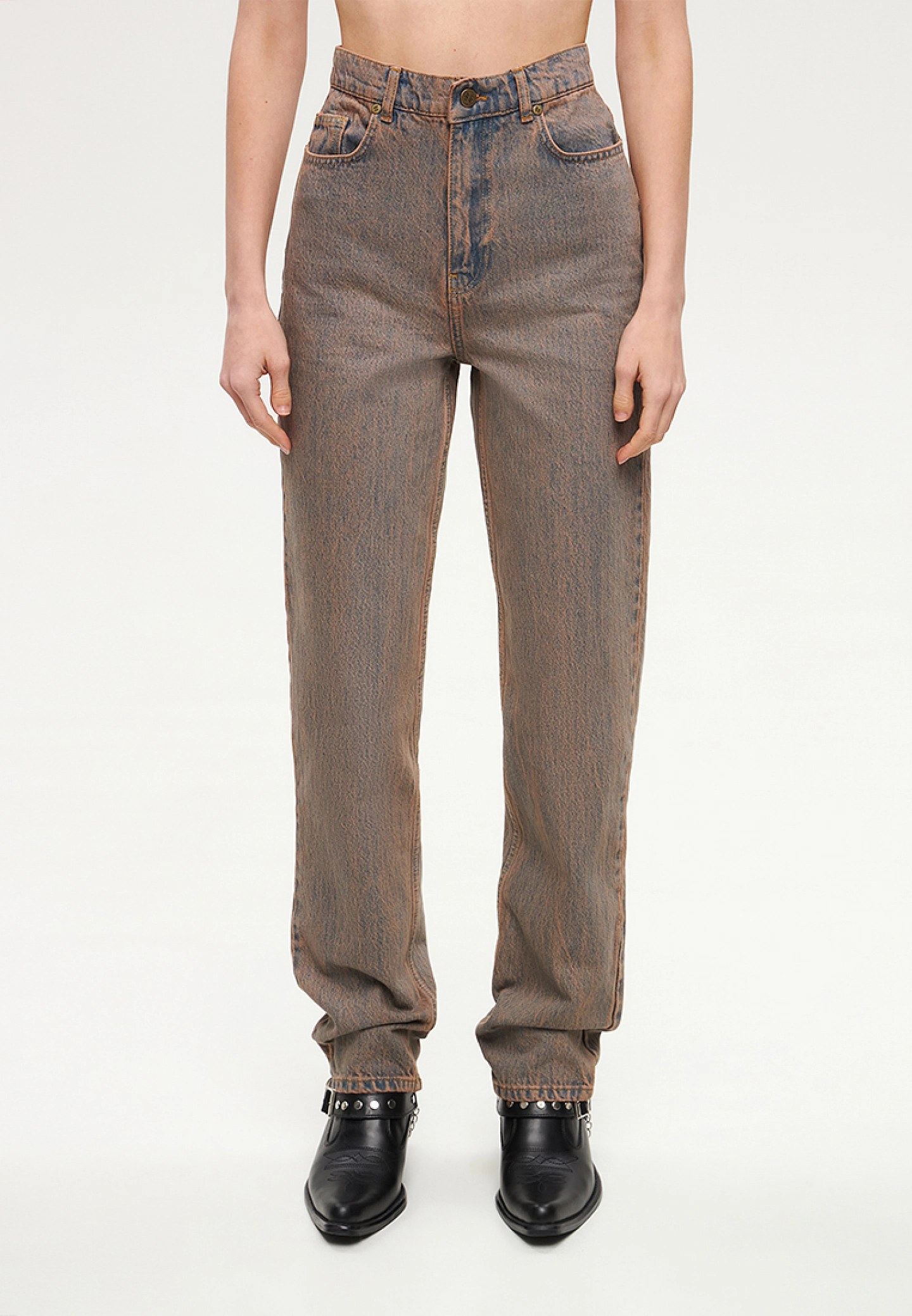 Джинсы прямого кроя