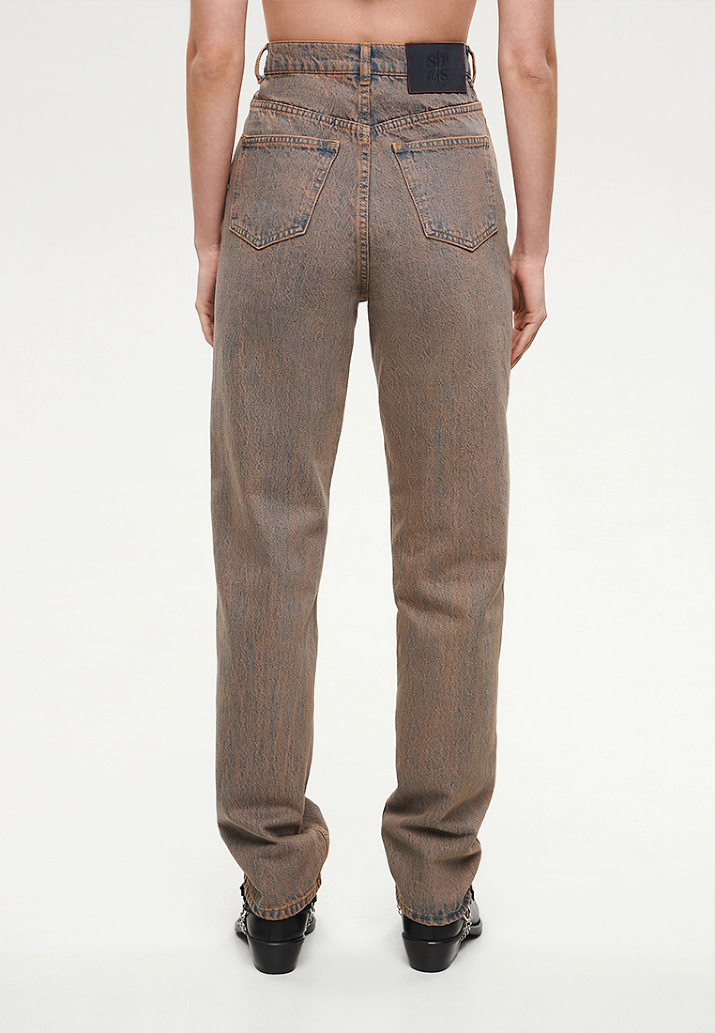 Джинсы прямого кроя