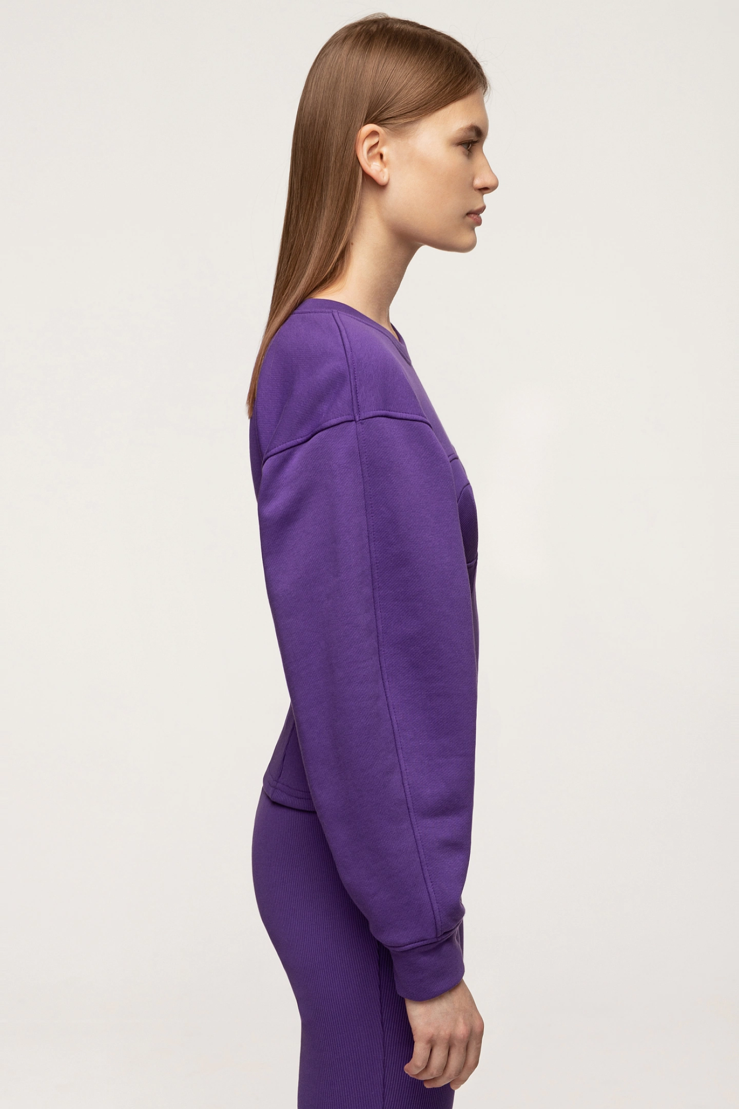 Свитшот с корсетным лифом