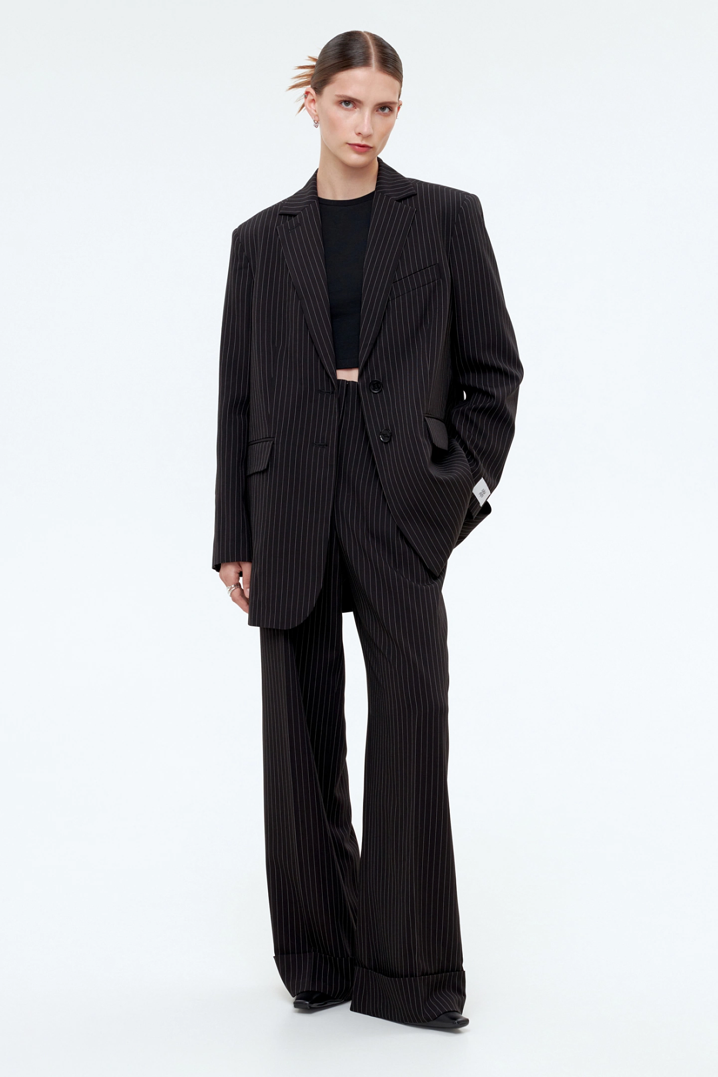 Oversize single-breasted jacket