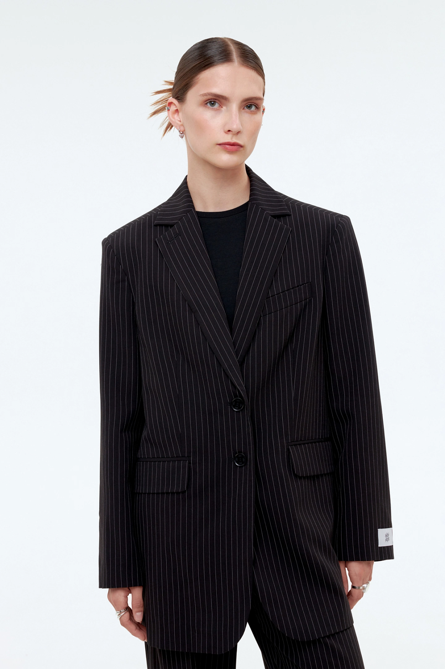 Oversize single-breasted jacket