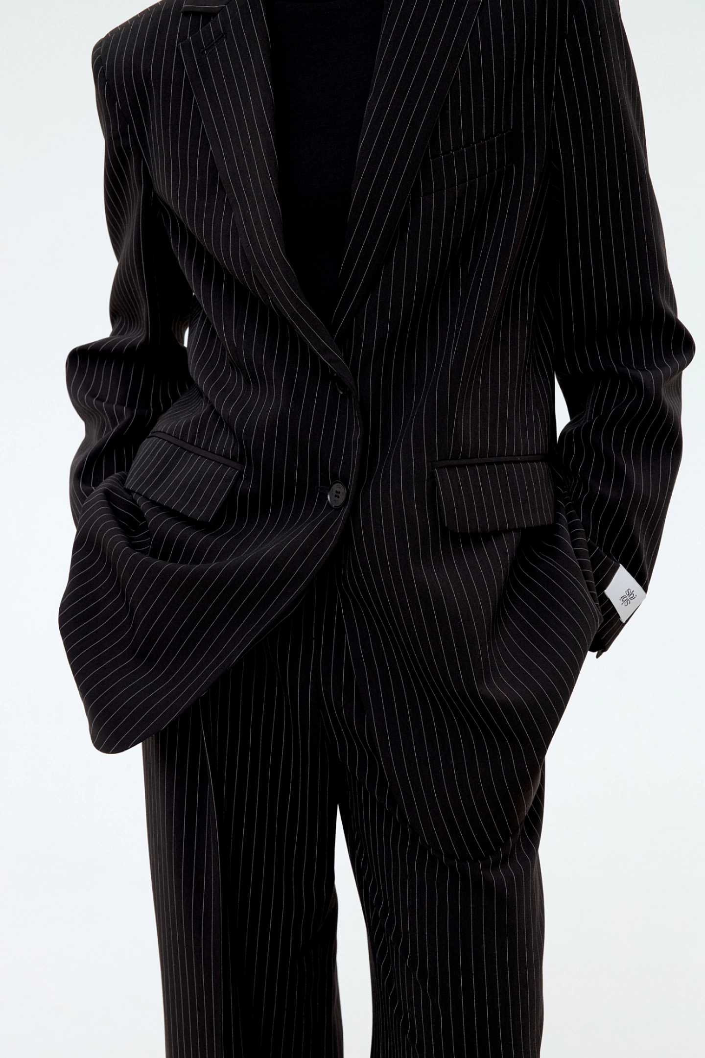 Oversize single-breasted jacket