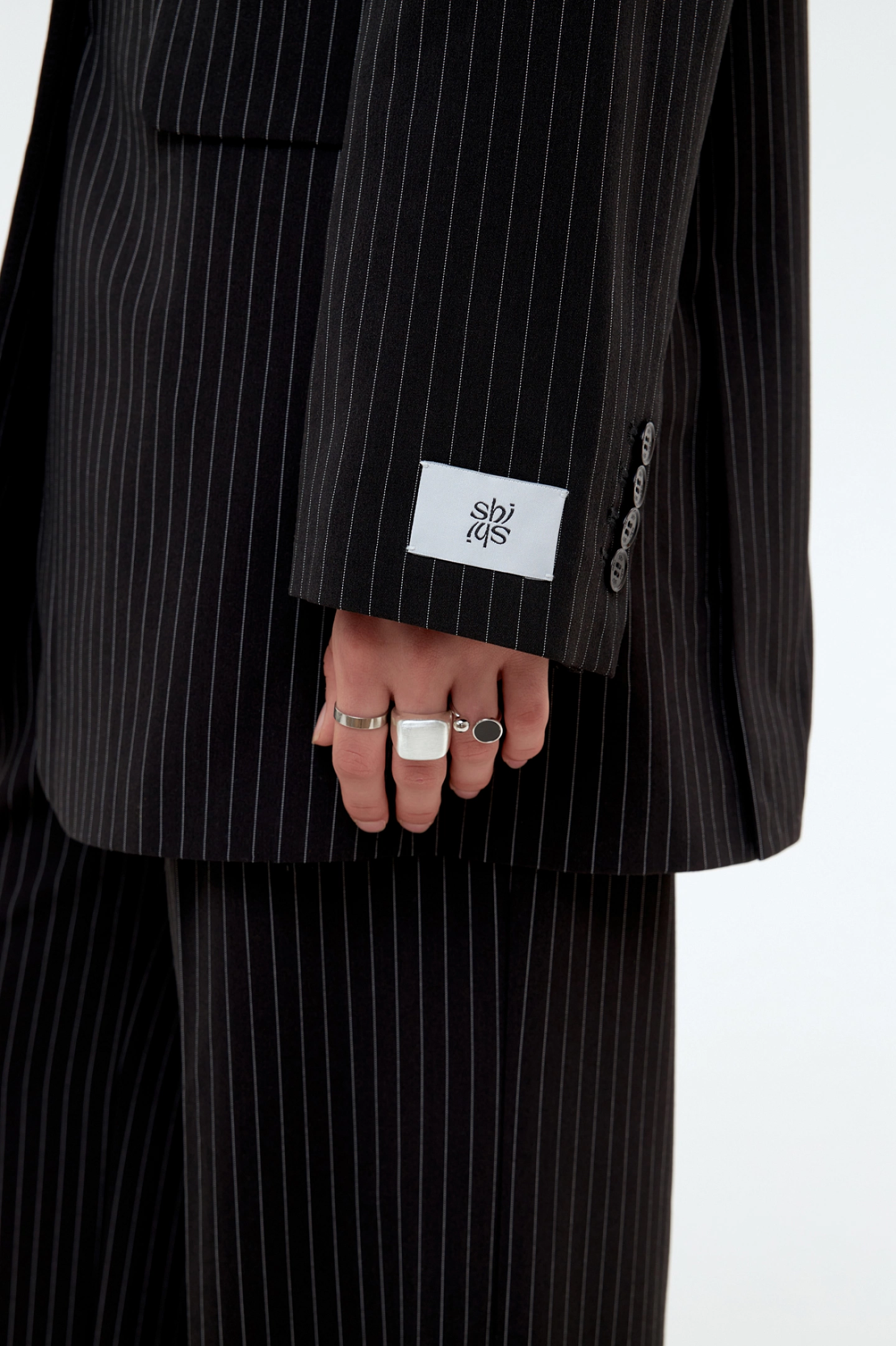 Oversize single-breasted jacket