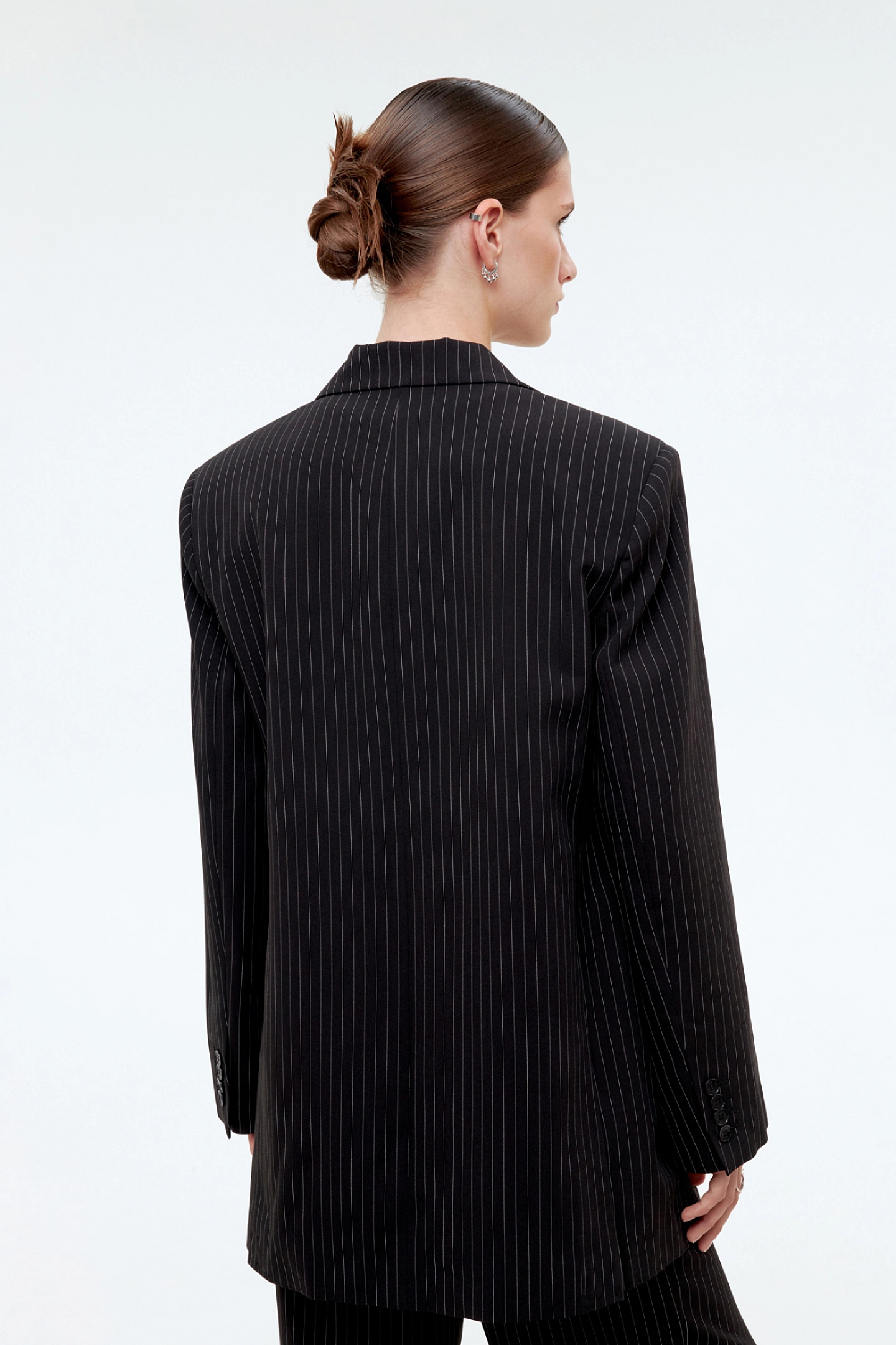Oversize single-breasted jacket