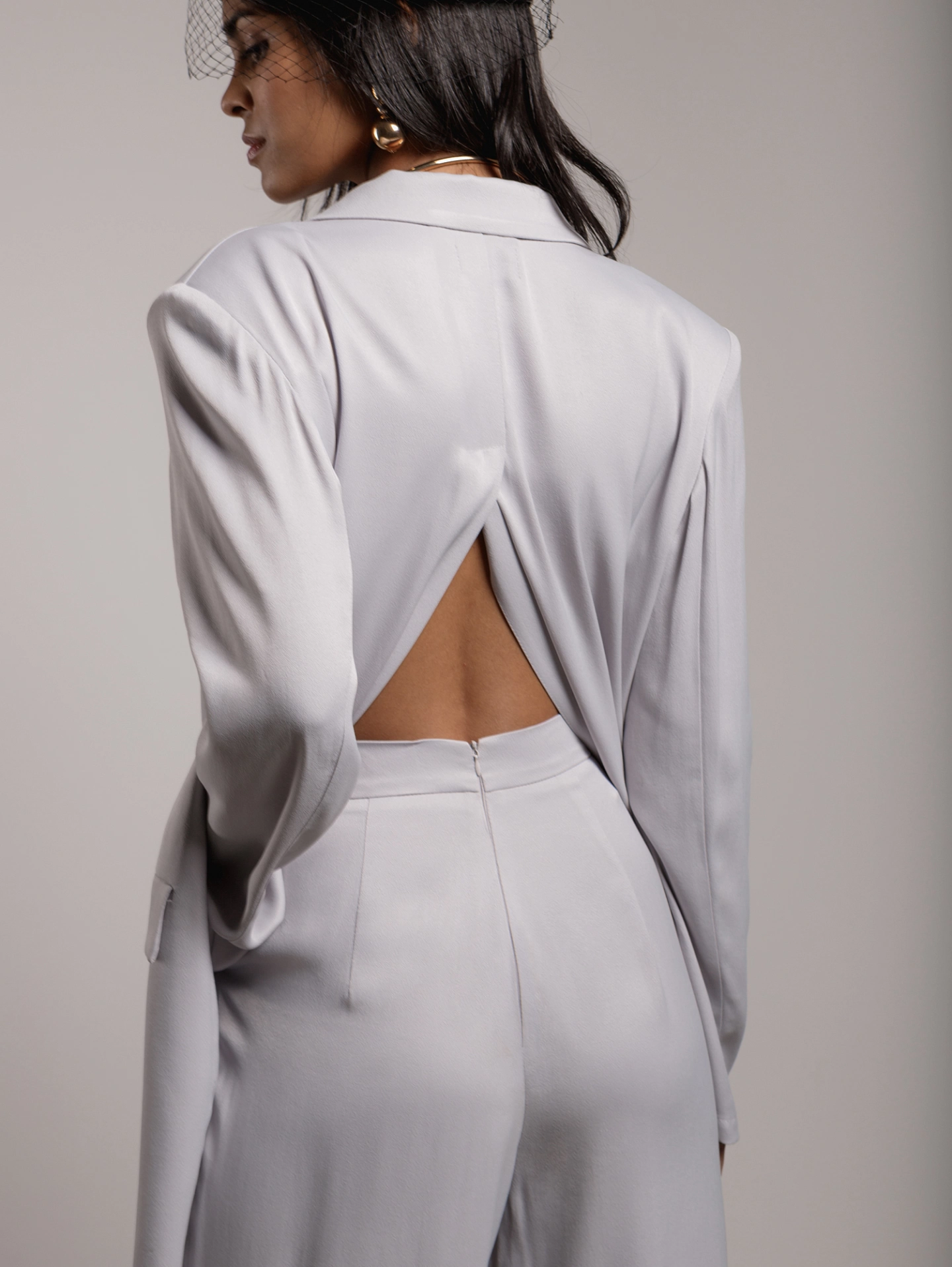 Жакет со шлицей на спинке