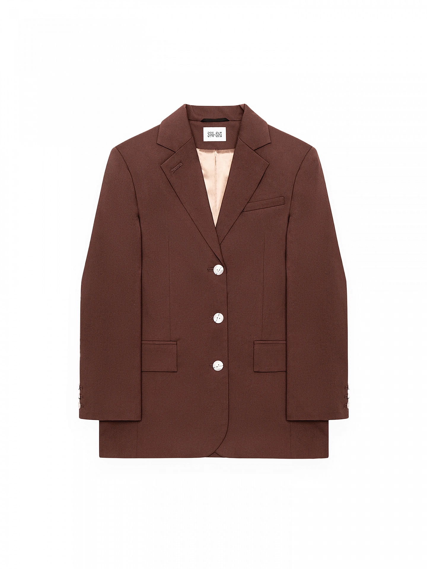 Жакет оверсайз на 3 пуговицах